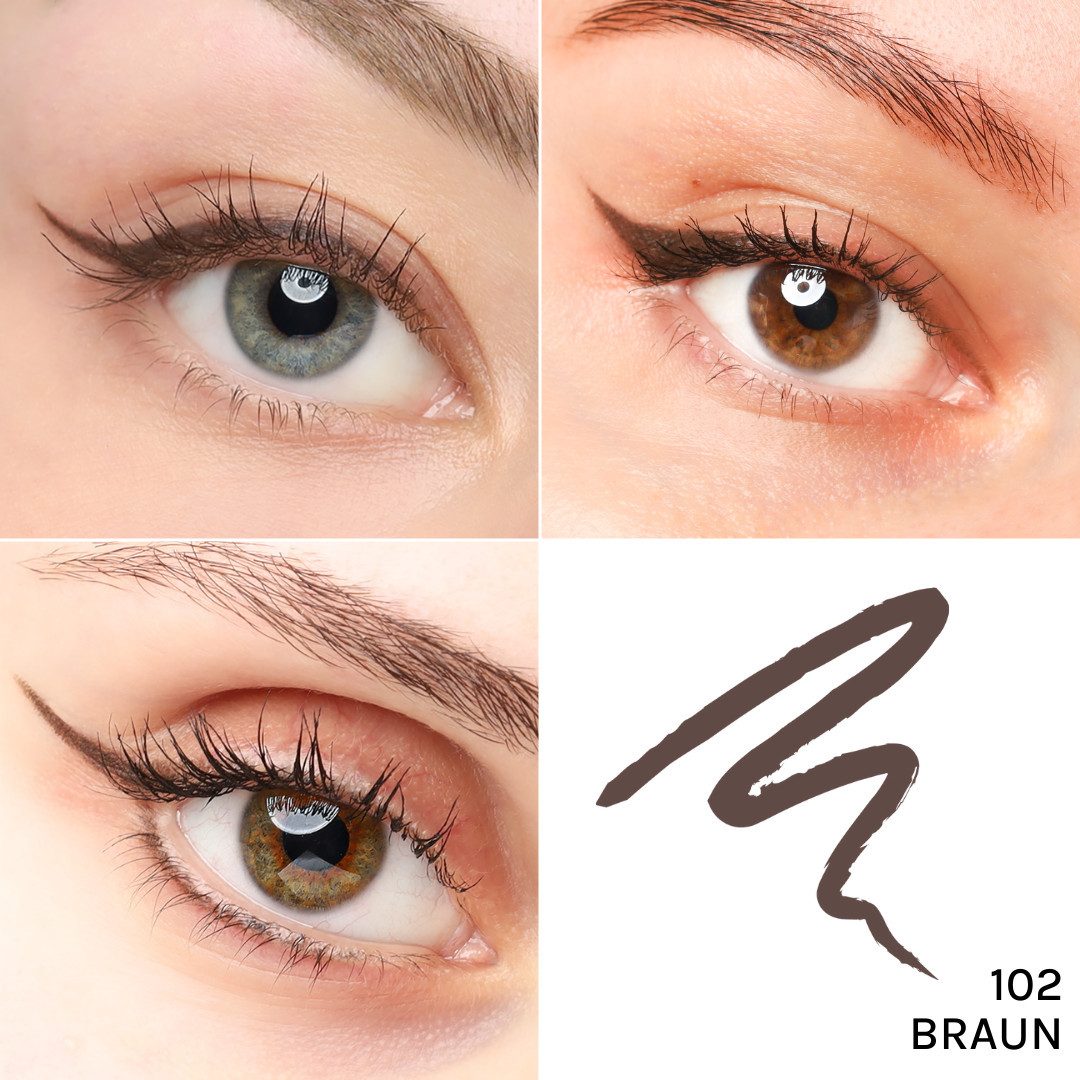 Cosline Cosmetics Kajal wasserfest, langanhaltend, cremig, 25 Farben, intensive Pigmentierung