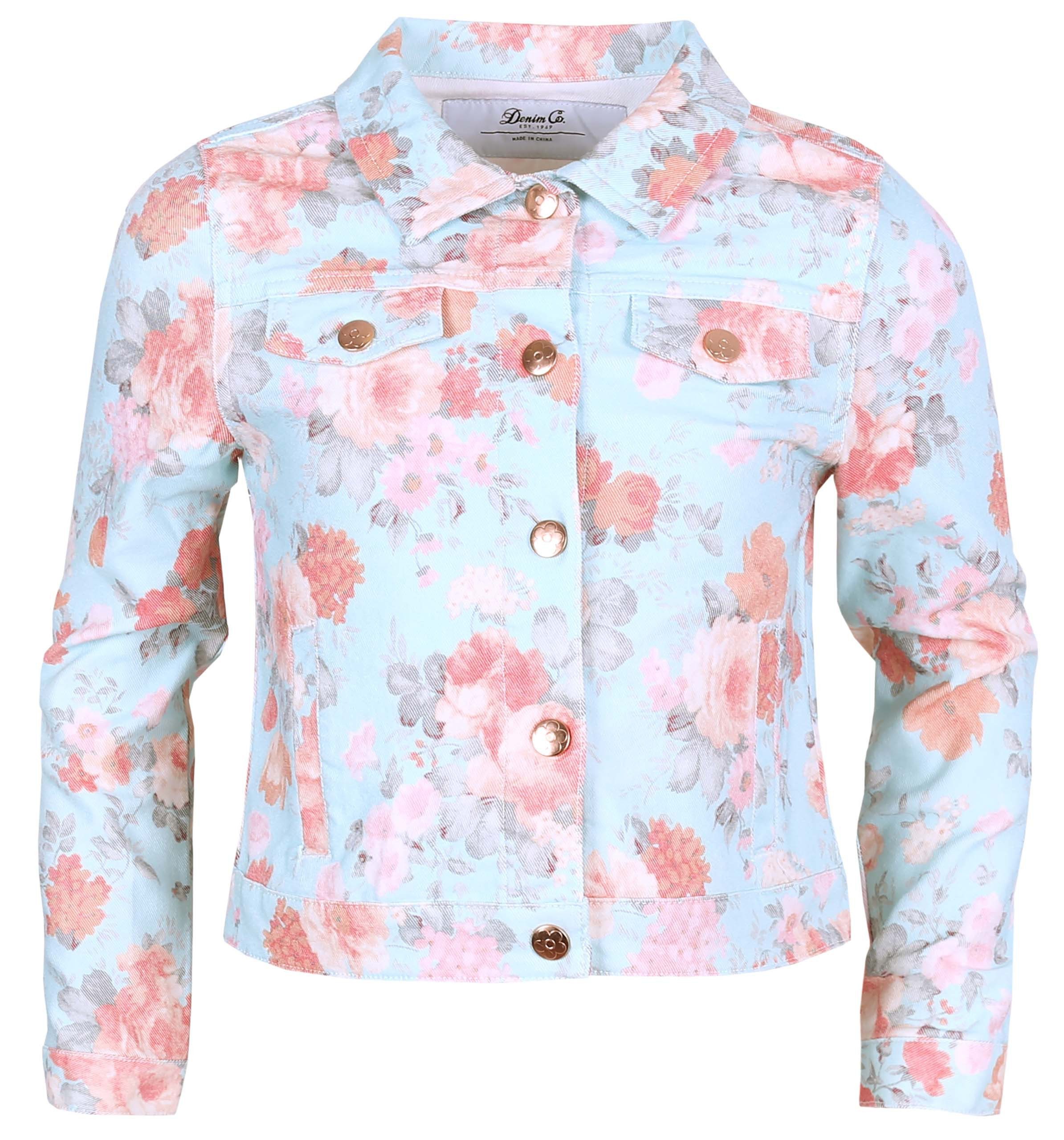 Jeansjacke Jeansjacke mit Blumen gemustert Denim Co 2-3 Jahre