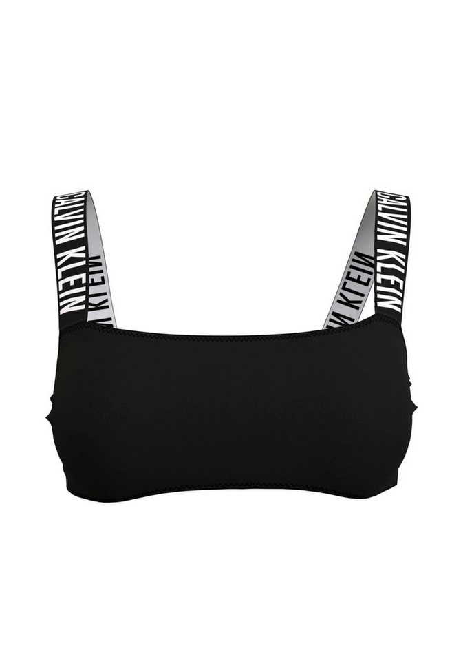 Bademode - Calvin Klein Bustier Bikini Top, mit elastischen Calvin Klein Trägern › schwarz  - Onlineshop OTTO