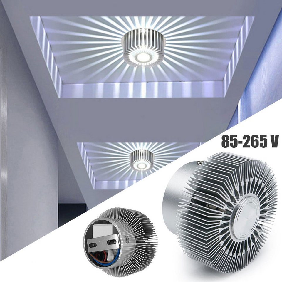 Rosnek LED Deckenleuchte »3W RGB Einbauleuchte Deckenstrahler