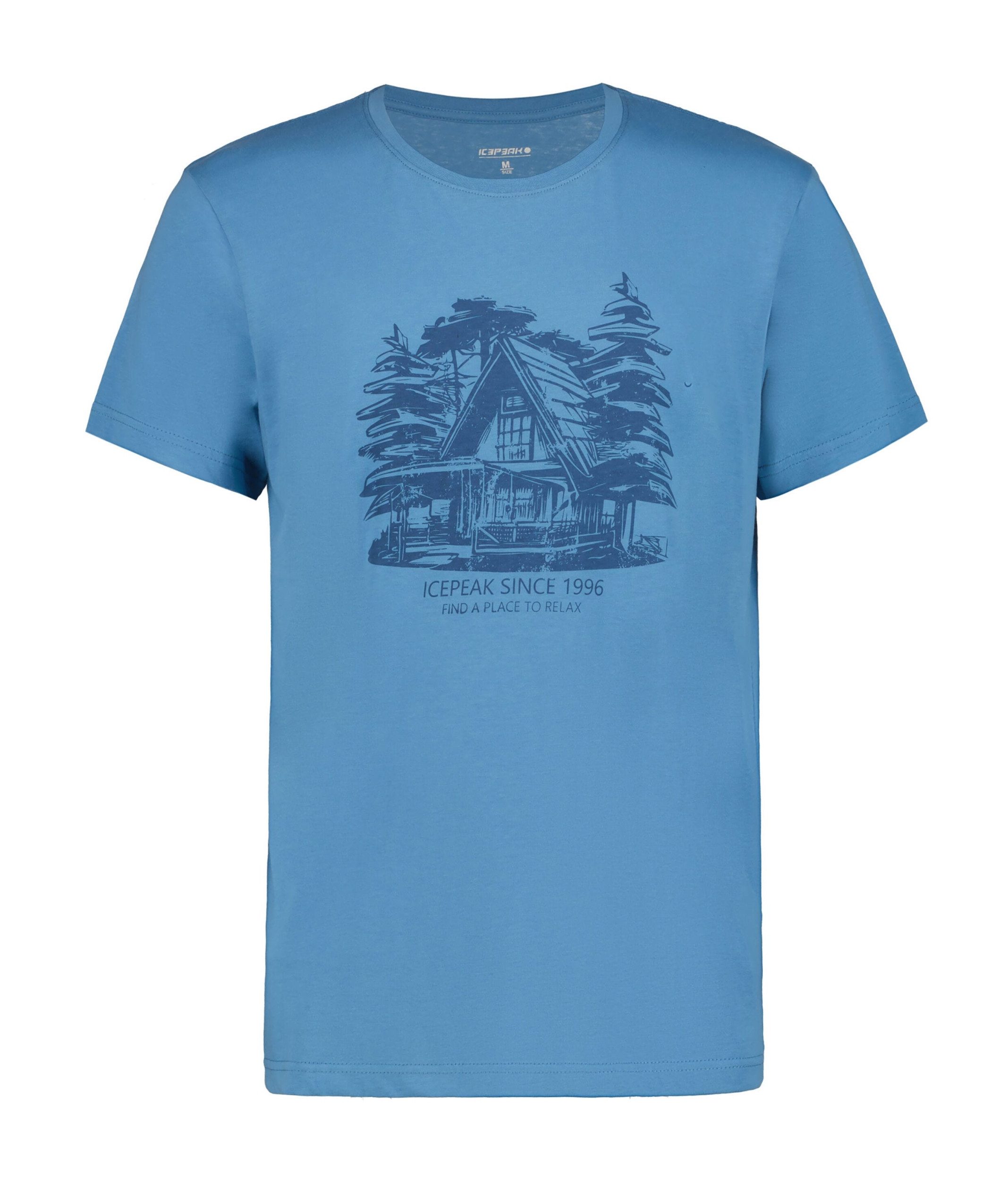 Icepeak T-Shirt ICEPEAK MOORETON HIMMELBLAU