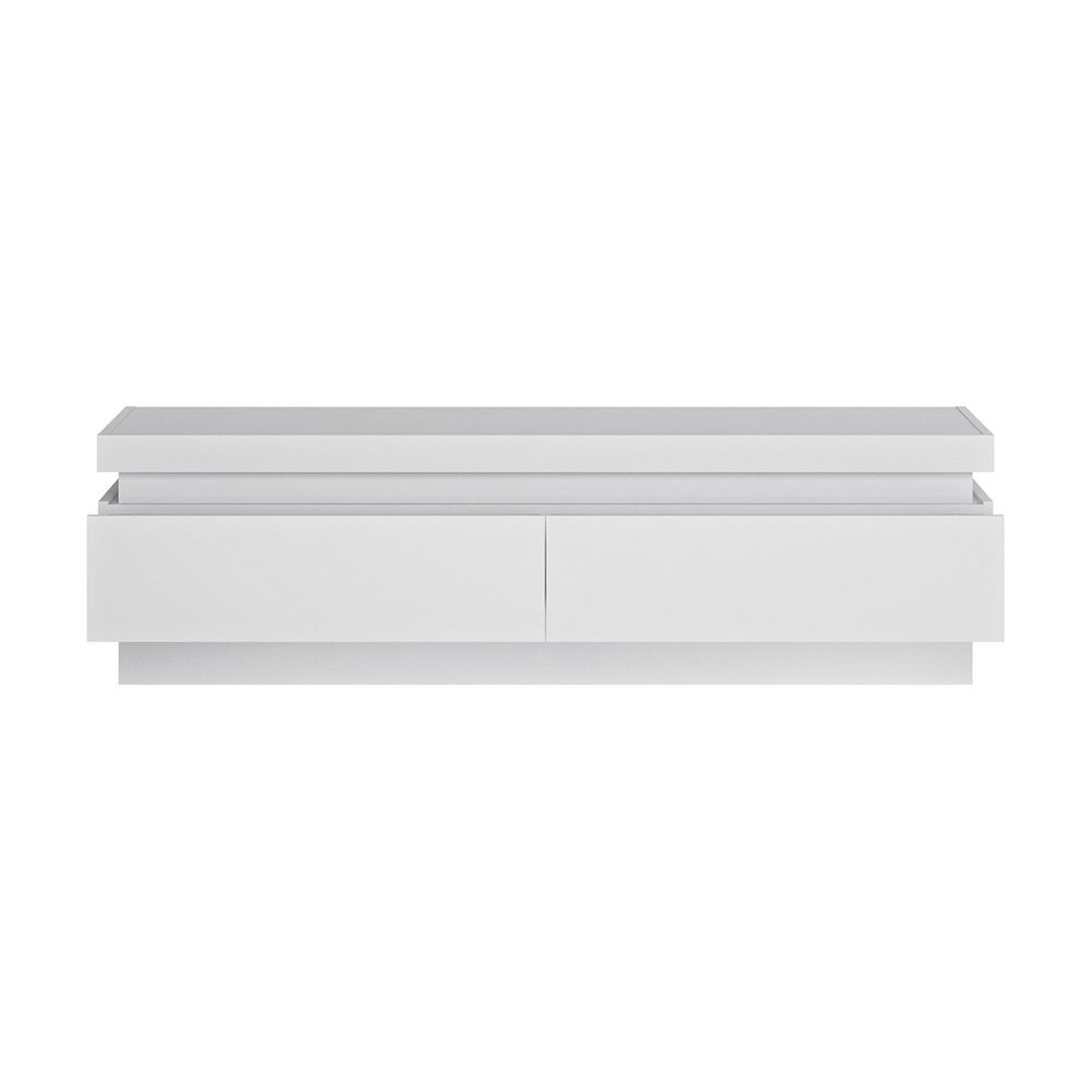 Lomadox Lowboard LYNDHURST-129, weiß Hochglanz, B/H/T günstig online kaufen