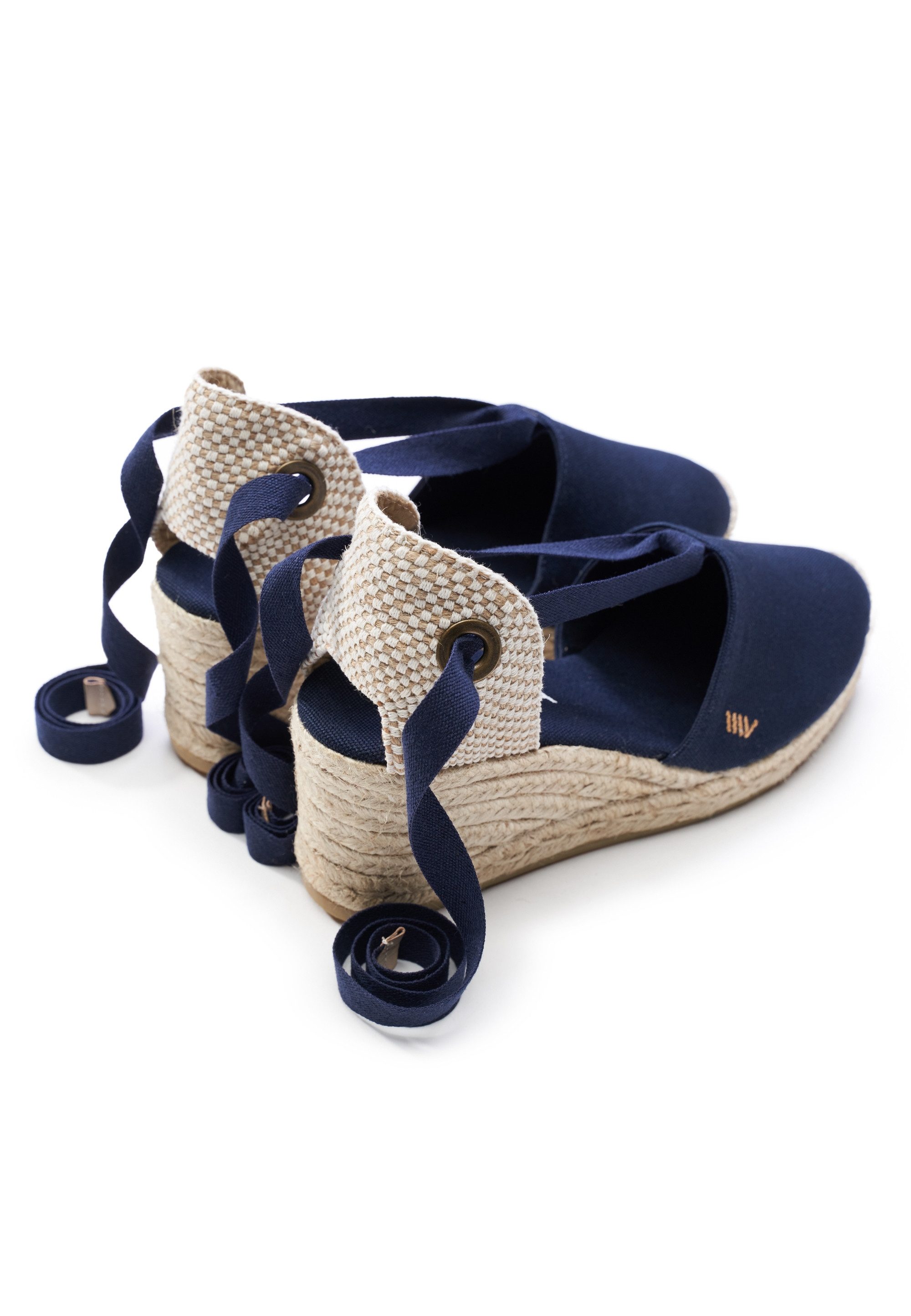 VISCATA Escala Espadrille mit Keilabsatz und eleganter Knöchelschnürung