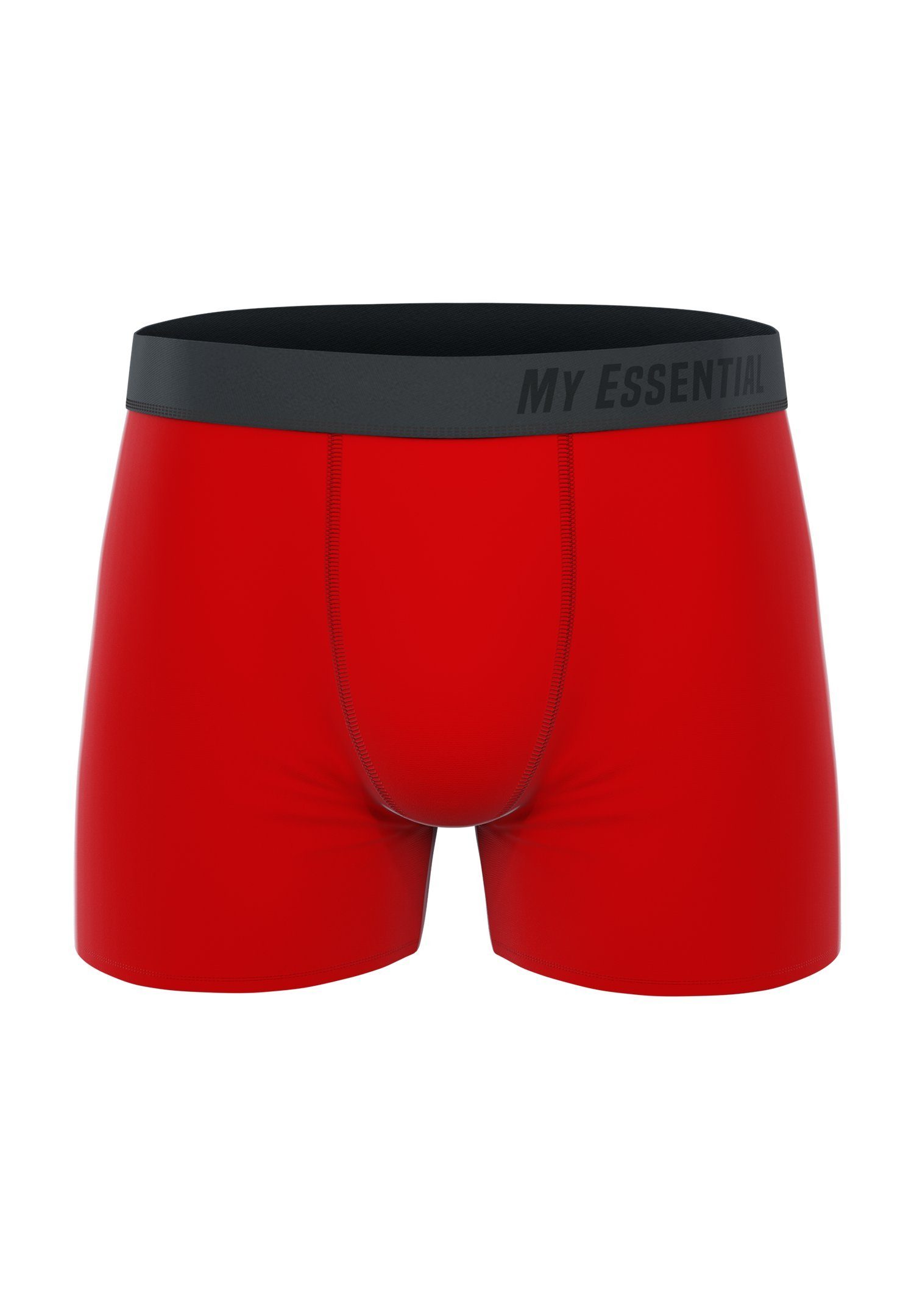 My Essential Clothing Boxershorts My Essential 3 3-St., 3er-Pack) Pack (Spar-Pack, Bio Cotton Boxers Red
