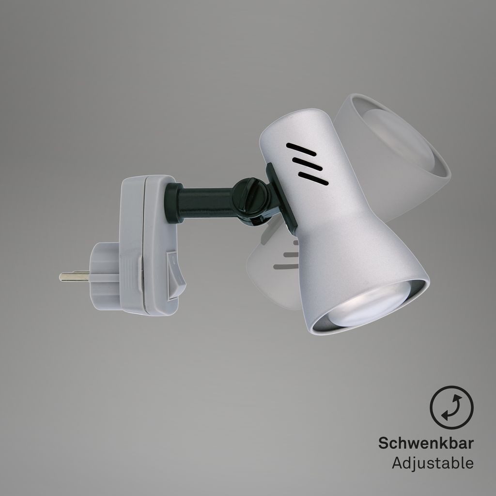 Briloner Leuchten Wandleuchte 2763014P, ohne Leuchtmittel, Abhängig vom Leuchtmittel - Warmweiß / Neutralweiß / Kaltweiß