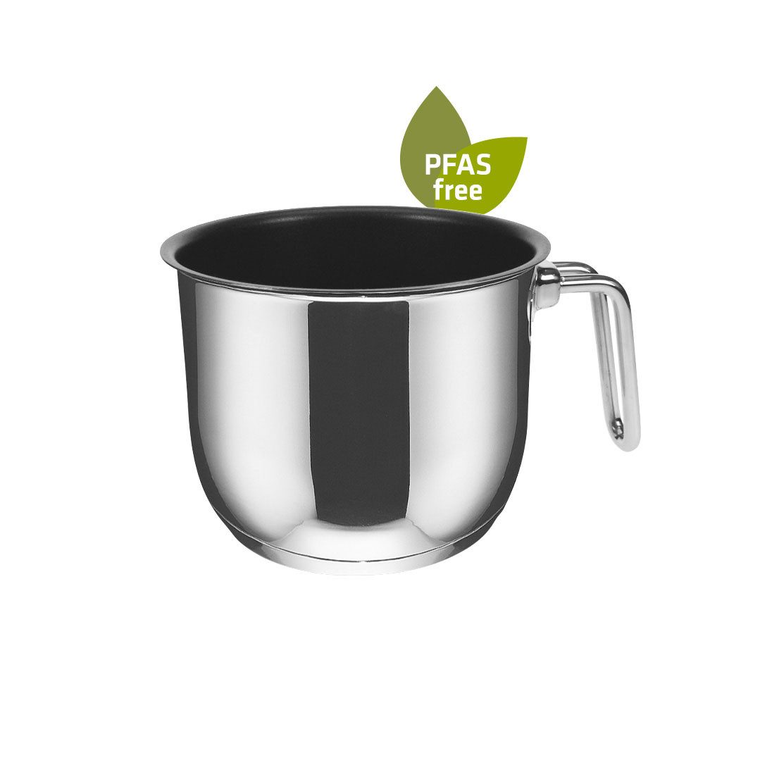 Berndes Milchtopf 14 cm, Edelstahl, poliert - Injoy® PFAS-frei, Edelstahl, nickelfrei
