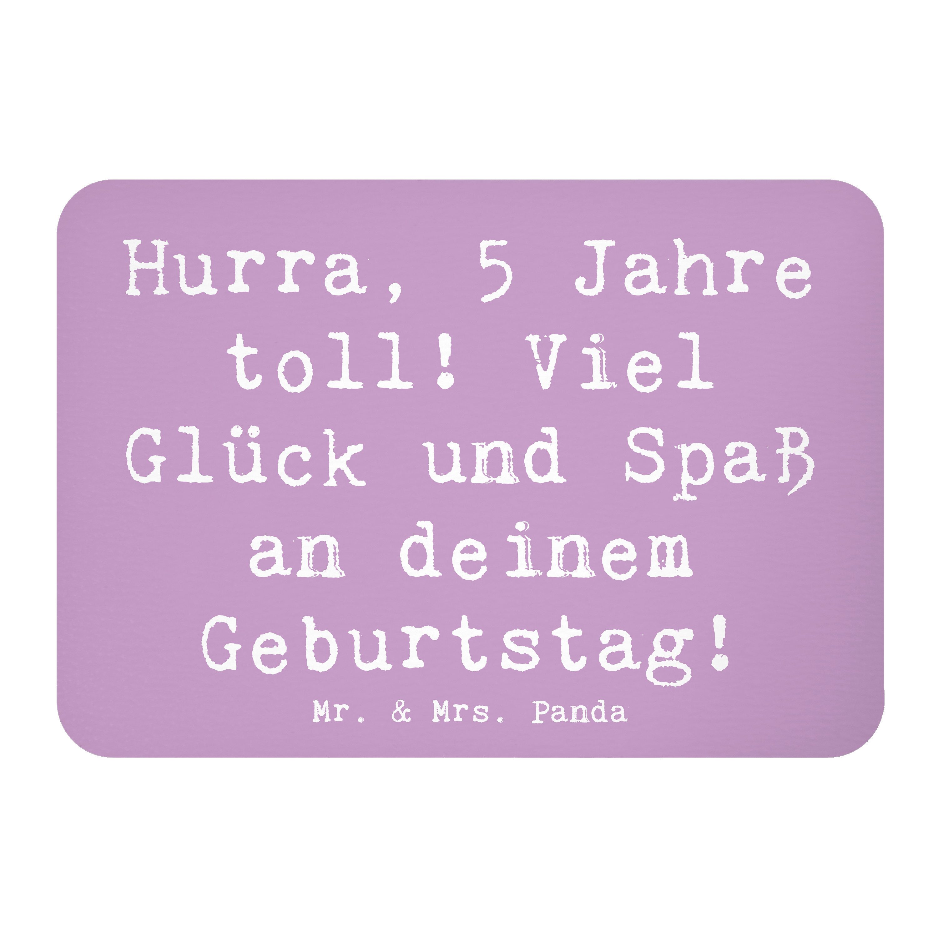 Magnet Spruch 5. Geburtstag Jubel - Lavendeltraum - Geschenk, Kindergeburtst