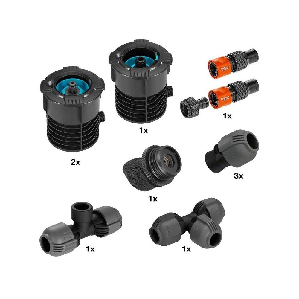 GARDENA Bewässerungssystem Starter Set Pipeline, (9tlg), unterirdische