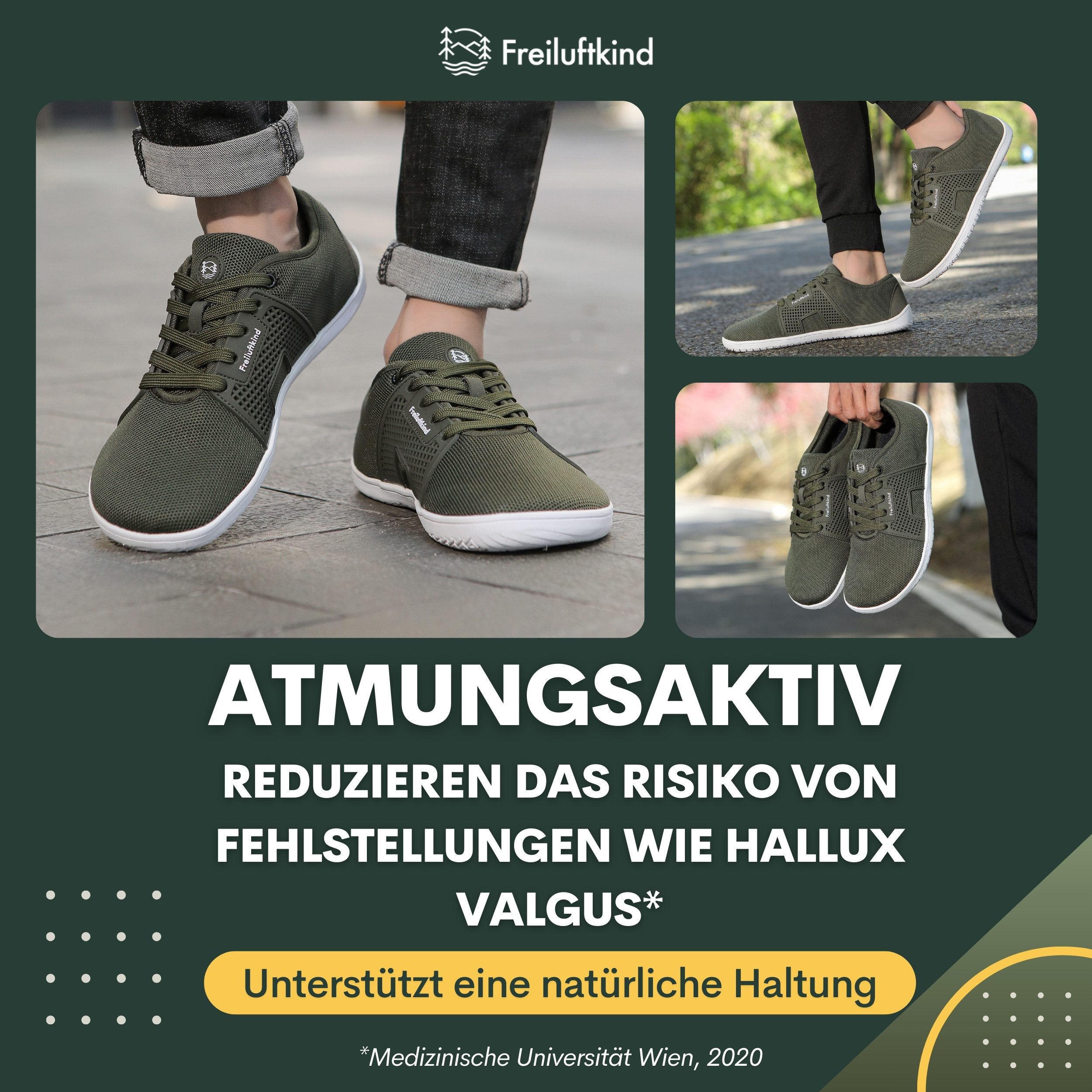 Freiluftkind Hokkaido – gesunde Barfußschuhe Sneaker - Entlastung für Gelenke Sneaker – Bild 5 von 5