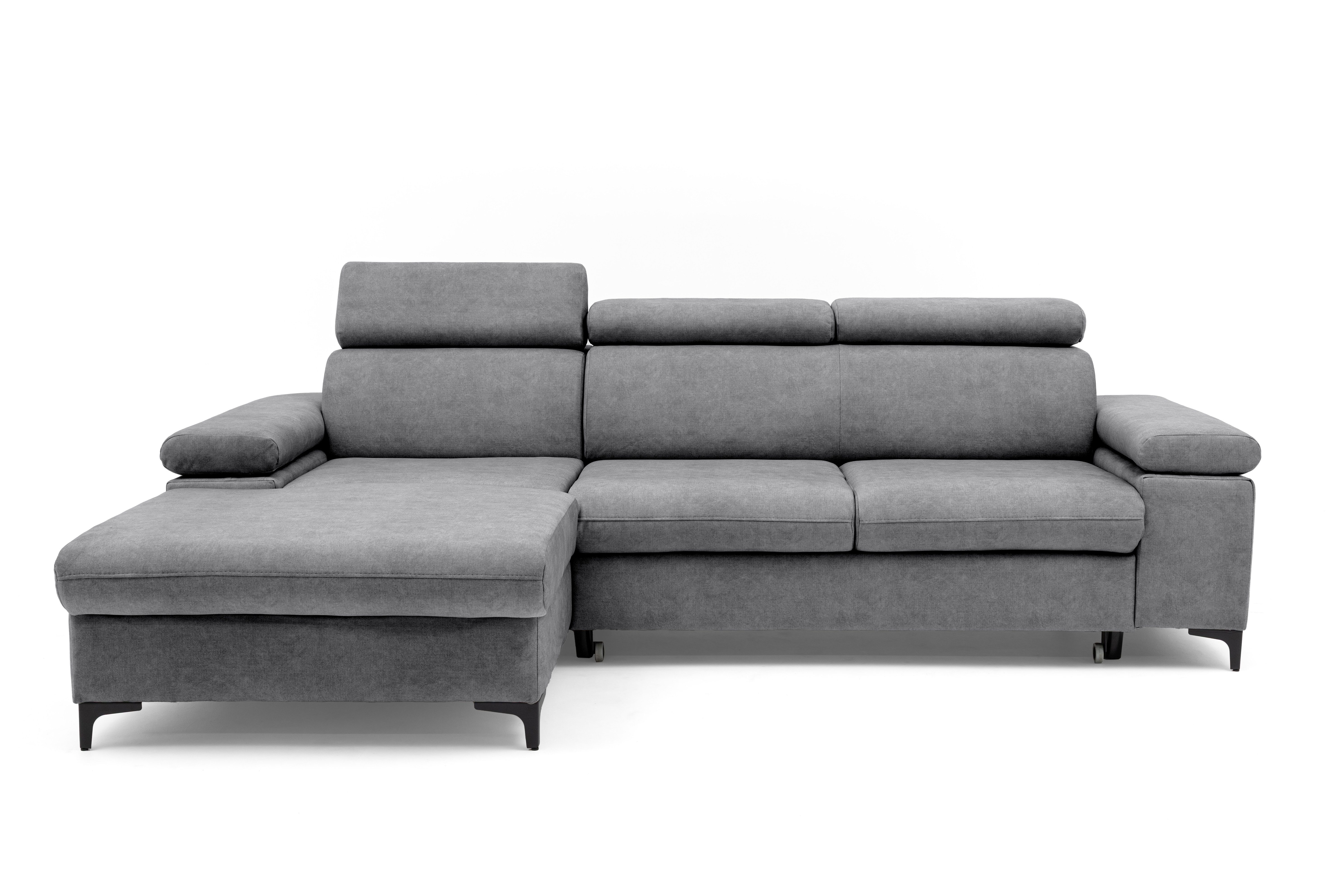 Muffo Ecksofa Ecke mit verstellbaren Kopfteilen MAVIC, Verstellbare Kopfstü günstig online kaufen