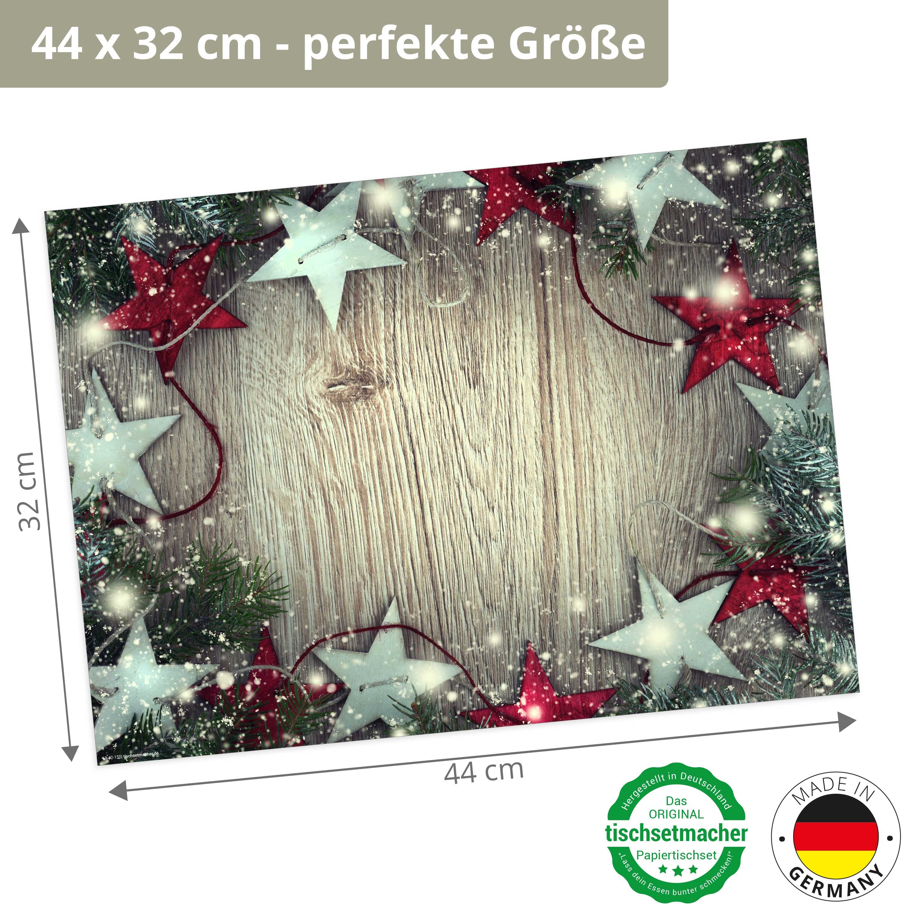 Tischsetmacher Platzset Tischsets I Platzsets - Weihnachten - Weihnachtsste günstig online kaufen