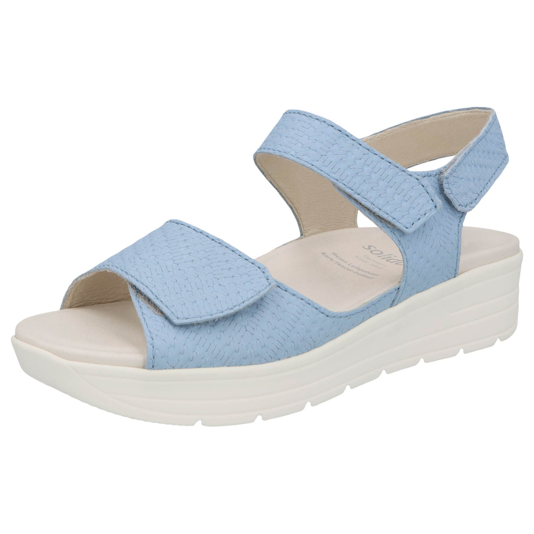 Solidus weiblich Solidus Greta Sandale Leder Klettschuh