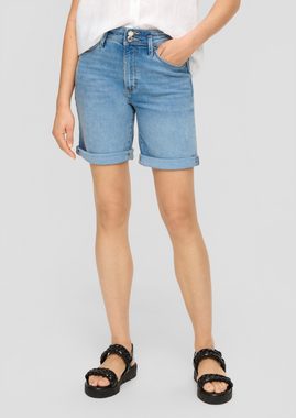 s.Oliver Bermudas Bermuda Jeans Betsy / Regular Fit / Mid Rise / Straight Leg Waschung, Destroyes