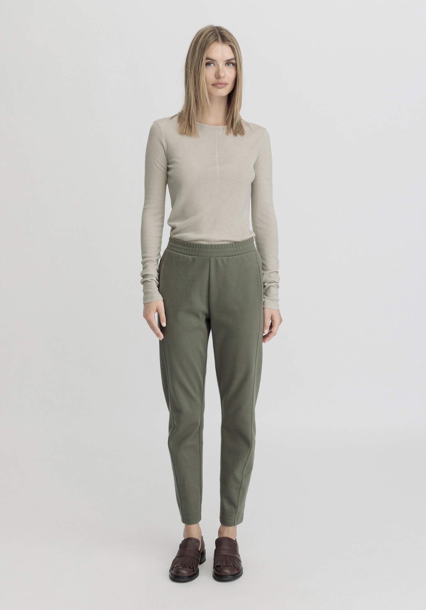 Hessnatur Jerseyhose aus Bio-Baumwolle (1-tlg) günstig online kaufen