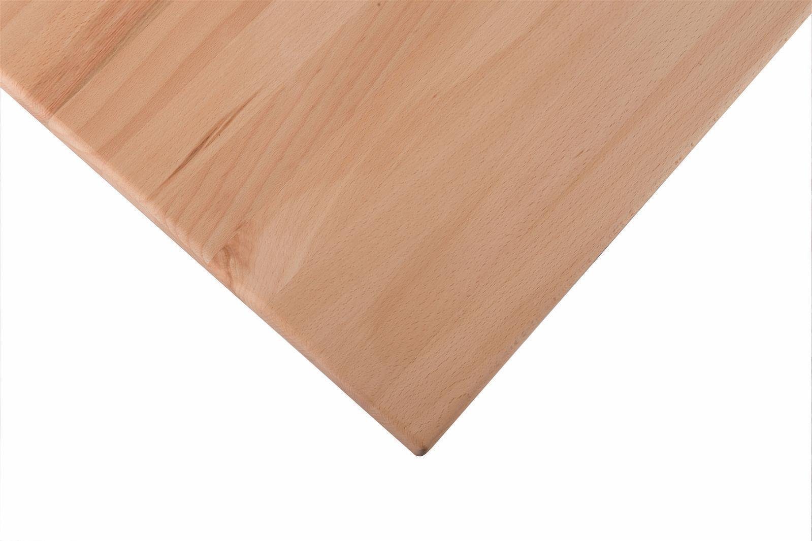 Xantron Schreibtisch höhenverstellbar lichtgrau Tischplatte Vollholz Buche 160x80cm (2 Motoren, LED-Controller mit Memory-Funktion), inkl. Kabelmanagement, geölte Kernbuche