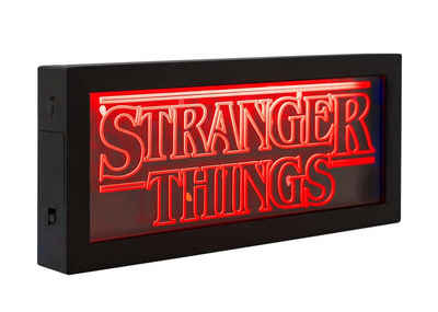 Grupo Erik Stehlampe Stranger Things LED Lampe Logo Neon Farbwechsel rot/blau