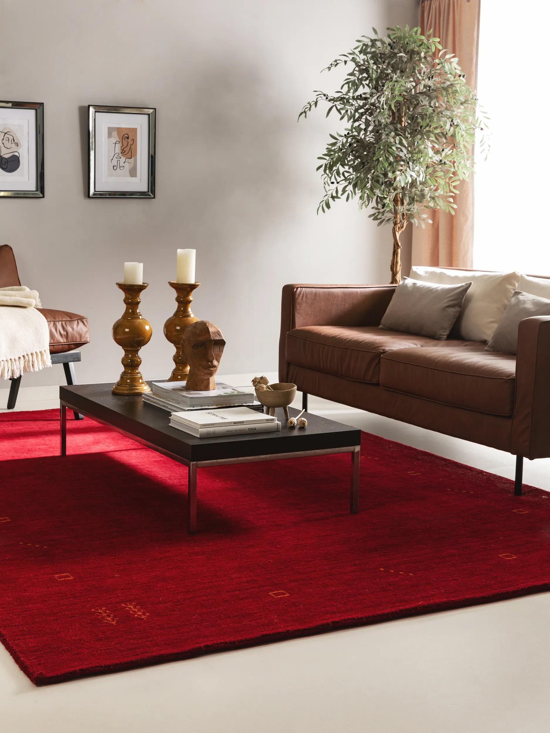 benuta Wollteppich Jamal, rechteckig, Höhe: 6 mm, Wolle, Teppich Wohnzimmer, Schlafzimmer, Esszimmer, Flur, Hygge