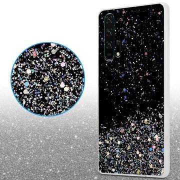 Cadorabo Handyhülle Honor 20 PRO Honor 20 PRO, Flexible TPU Silikon Handy Schutzhülle - Hülle - mit Glitzer