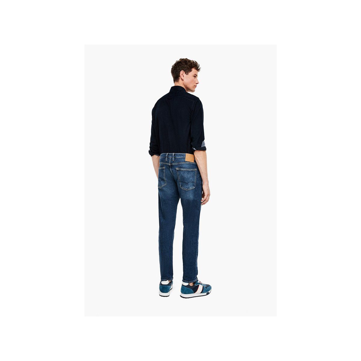 Straight-Jeans (1-tlg) s.Oliver regular blau