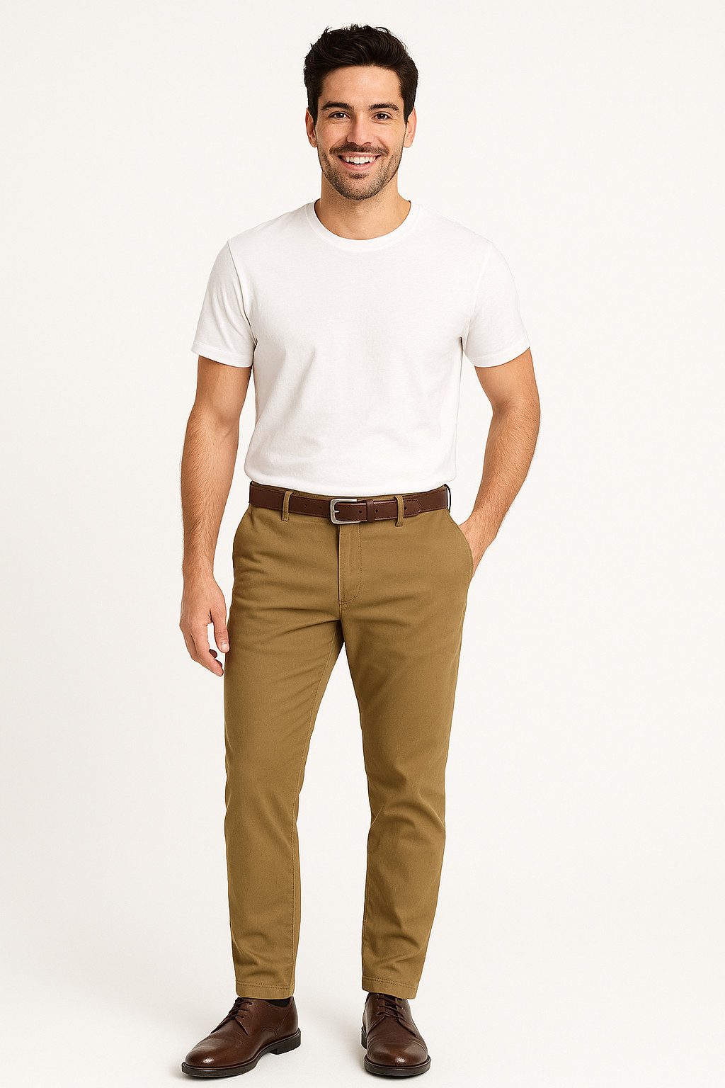 Chinohose JPSTMARCO FRANCO CHINO W BELT PLS