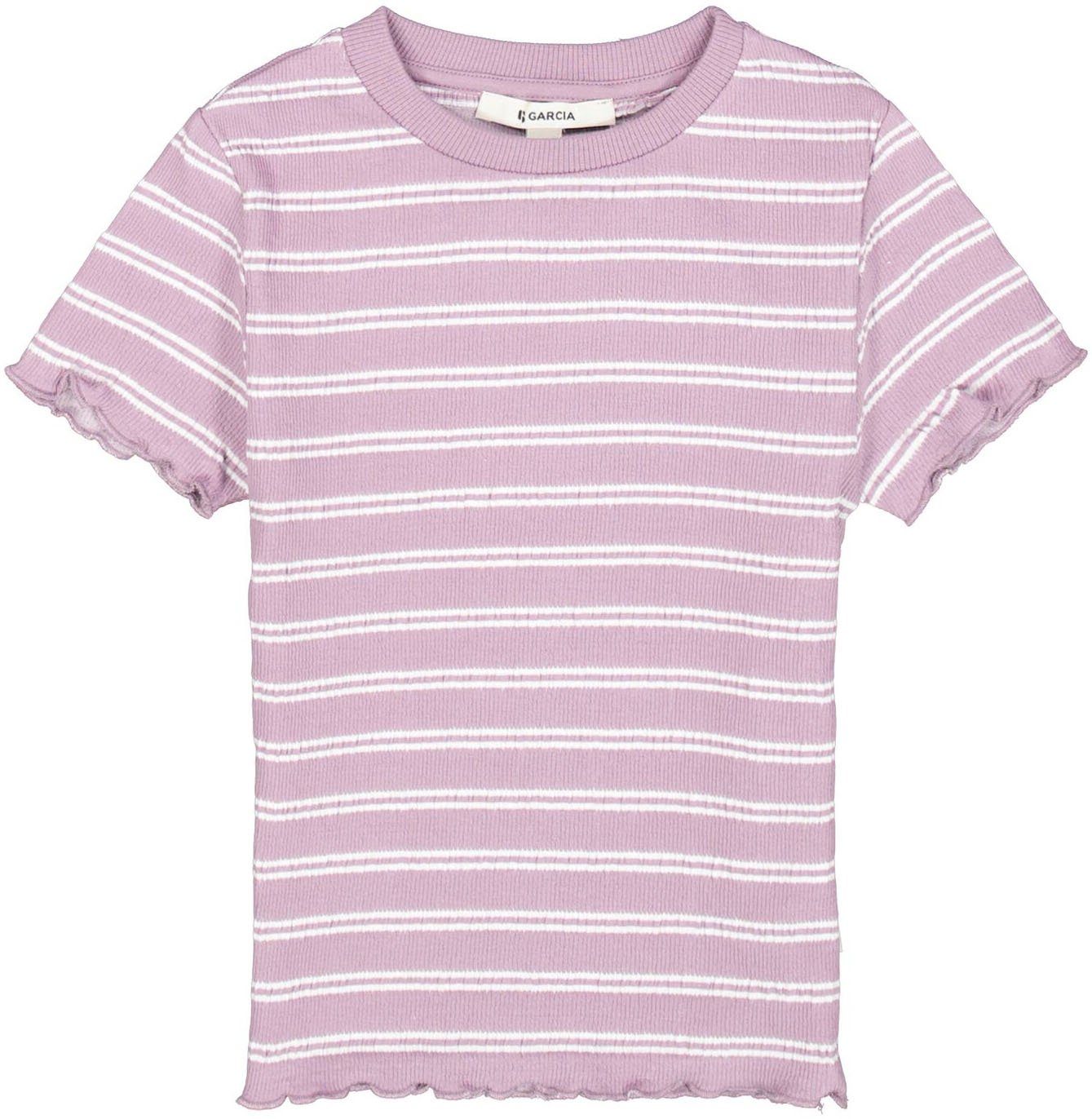 purple T-Shirt Garcia frosty