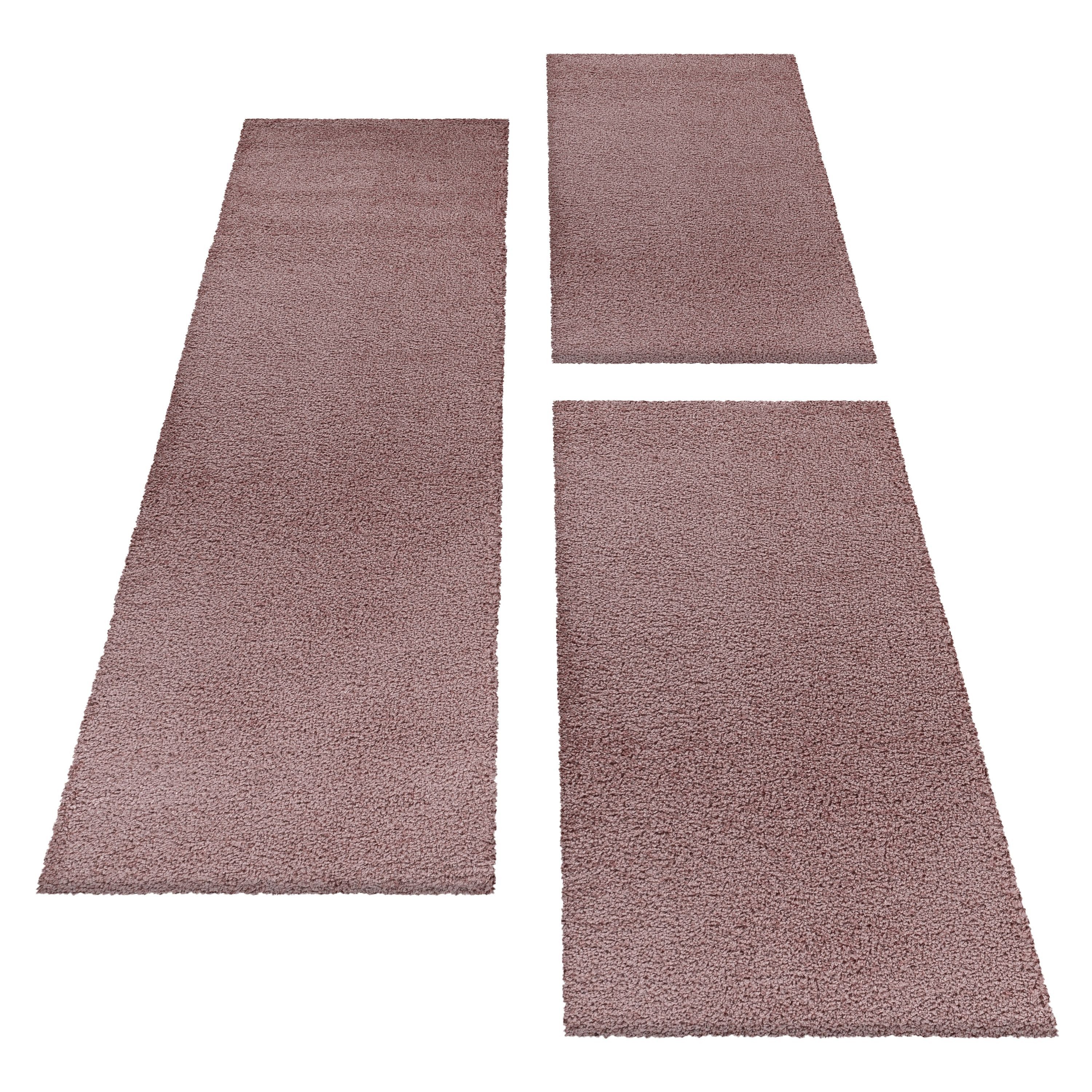 Carpettex Hochflor-Bettumrandung Geometrisch Design, Höhe 30 mm, (Bett-Set, günstig online kaufen