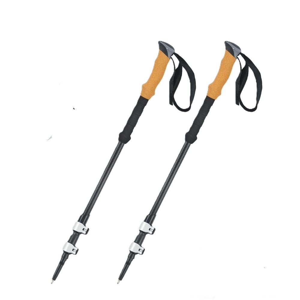 cwonlineshop Nordic-Walking-Stöcke 2 Stk Wanderstöcke Antischock Teleskop Premium Qualität (Set, 1 St., mit Transporttasche), Verstellbare Länge,Ultraleicht und widerstandsfähig