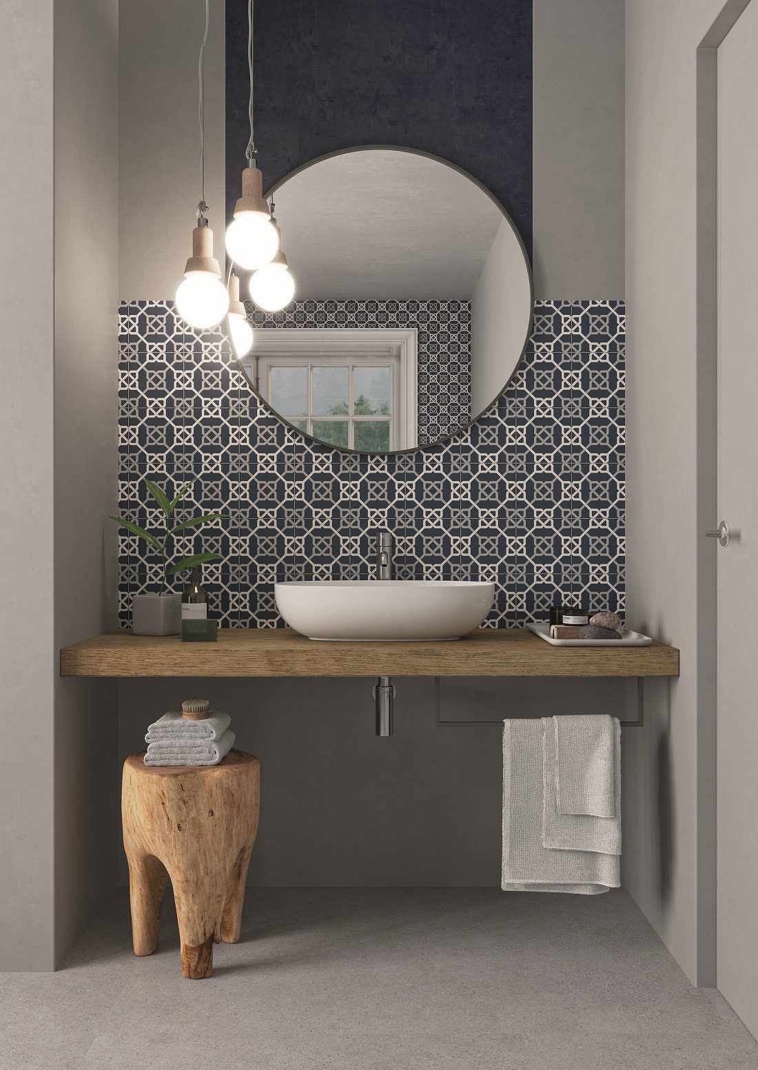 BOXTEC Bodenfliese MARINI BLUE 16.5 x 16.5 Feinsteinzeug Wand- und Bodenfliese, Feinsteinzeug 16.5x16.5, Blau