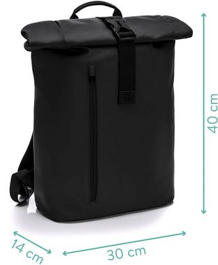 Fillikid Wickelrucksack Oslo, schwarz