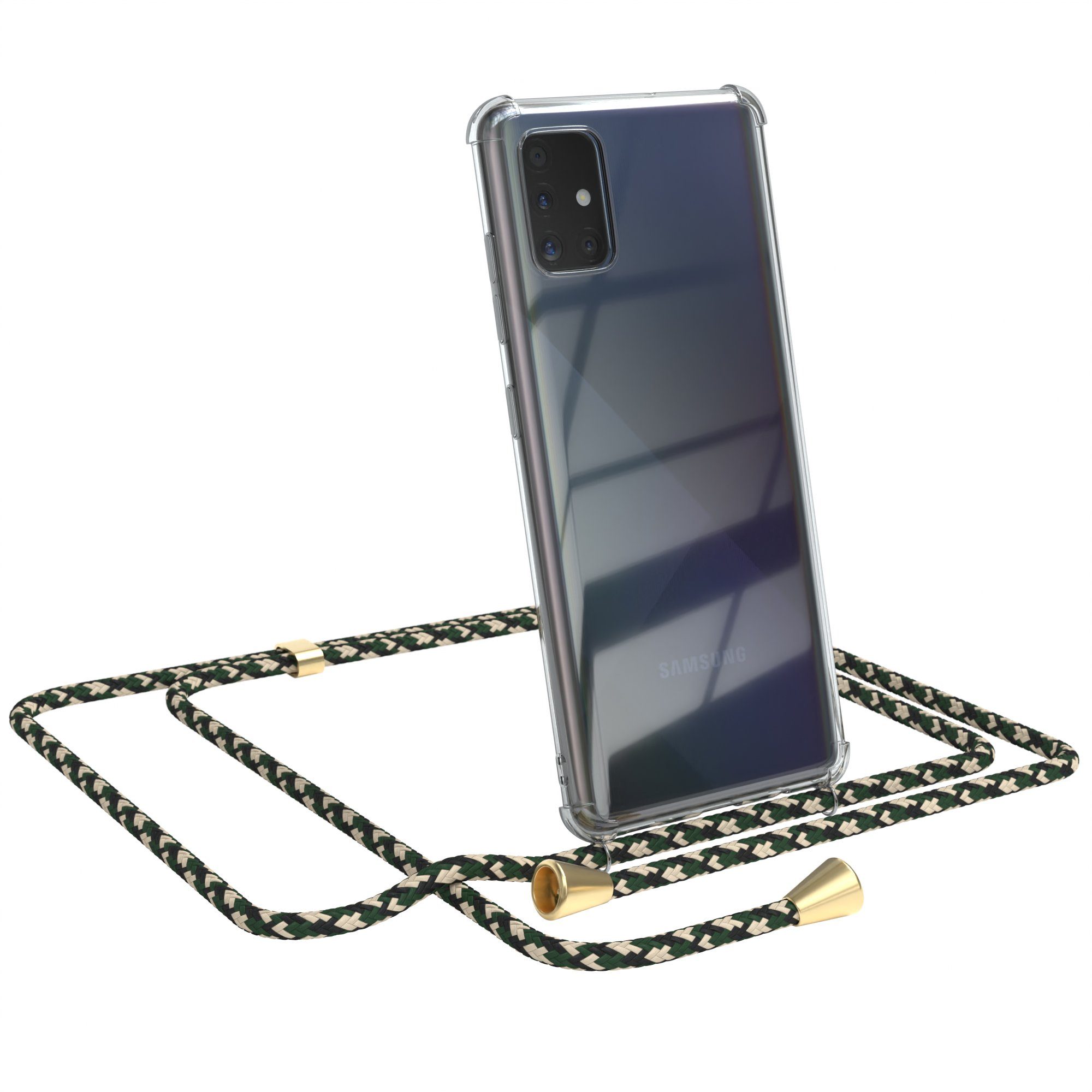 Handykette Hülle mit Kette für Samsung Galaxy A51
