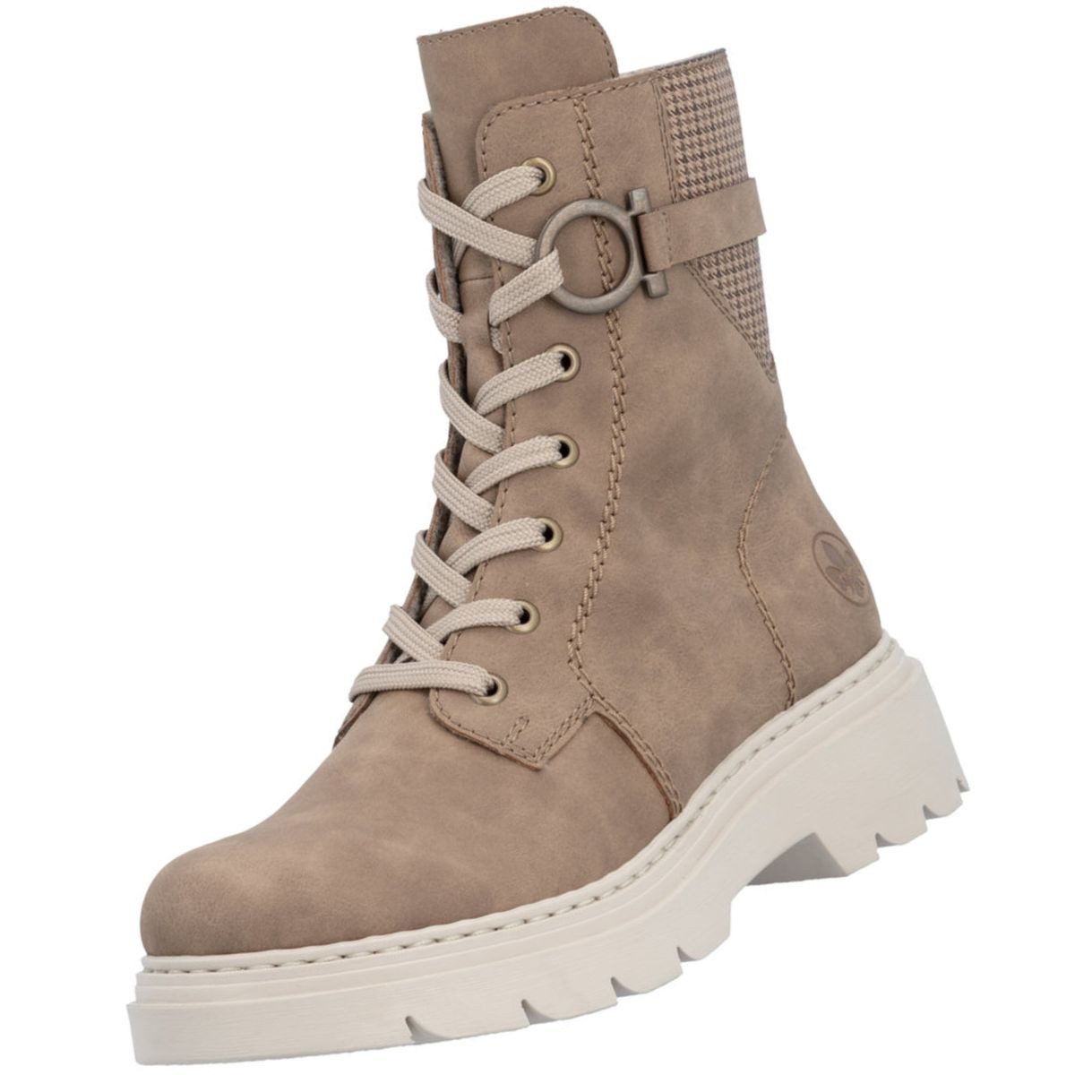Rieker 76732-20 Stiefelette Schnürboots mit ansprechenden Details am Schaft