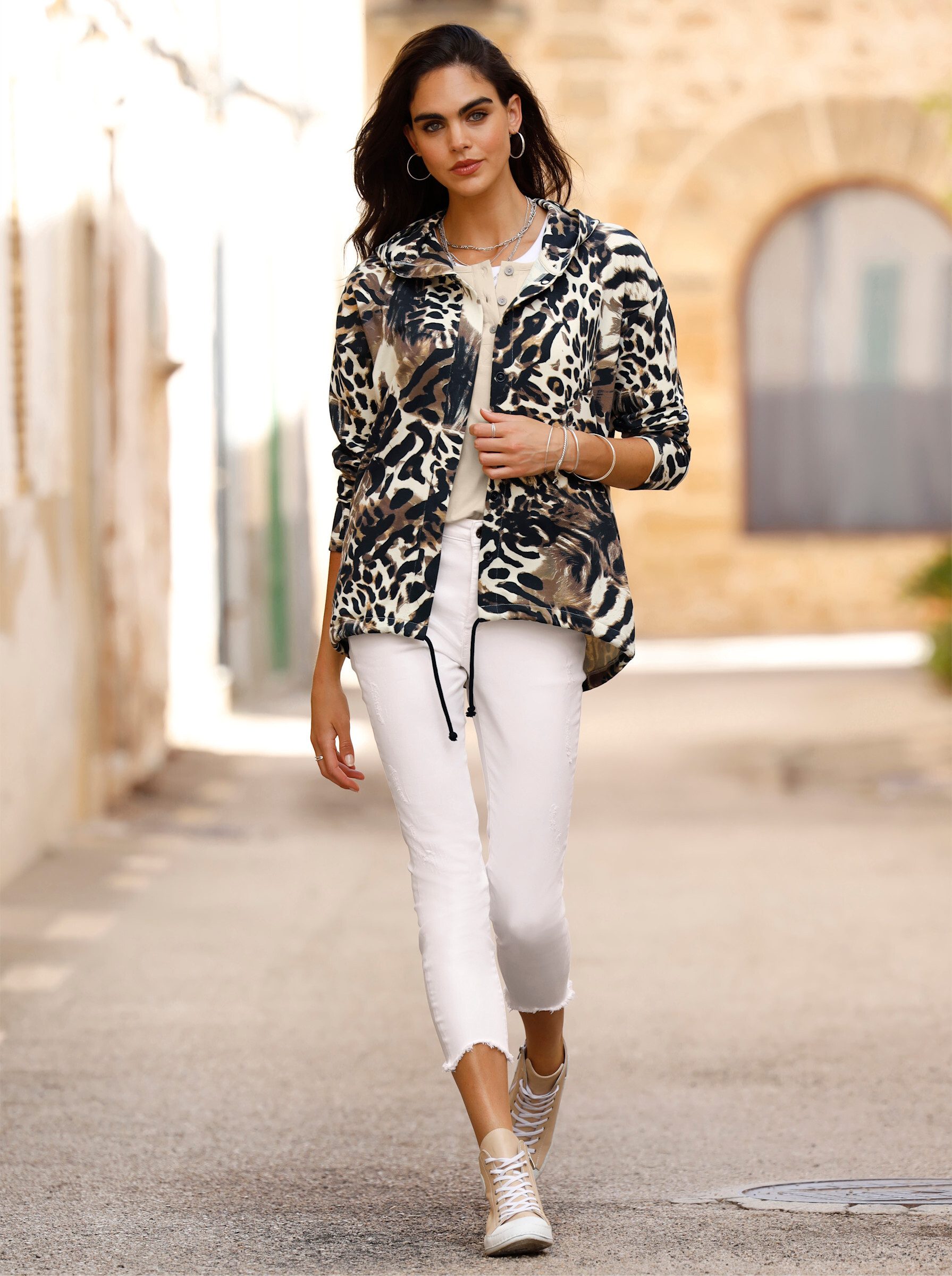 heine Shirtjacke Shirtjacke Langarm
