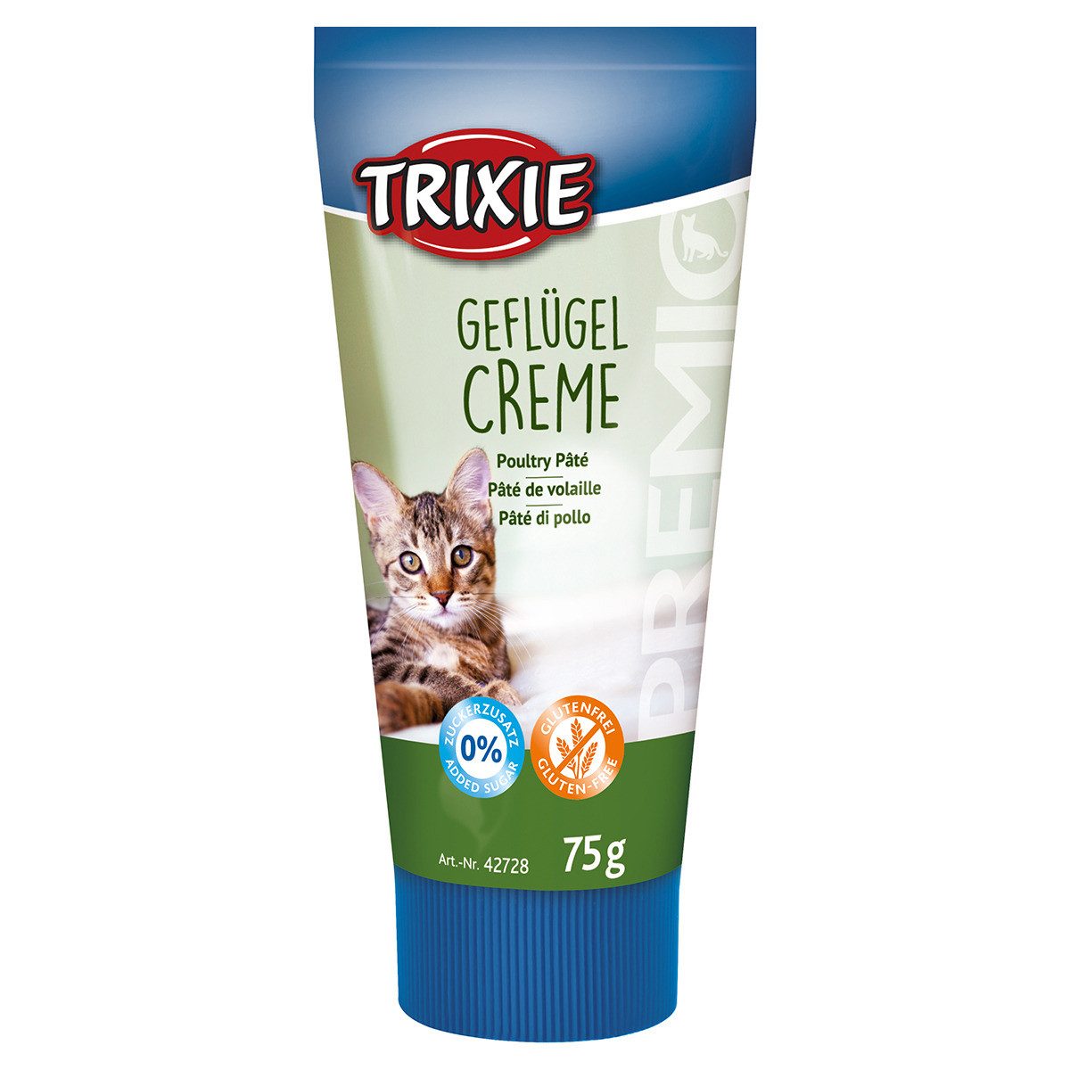 TRIXIE Premio Geflügelcreme für Katzen 75 g, für: Katze