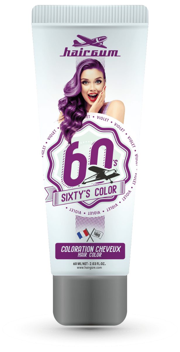 Hairgum Haarfarbe Hairgum Sixty's Color Violet 60ml