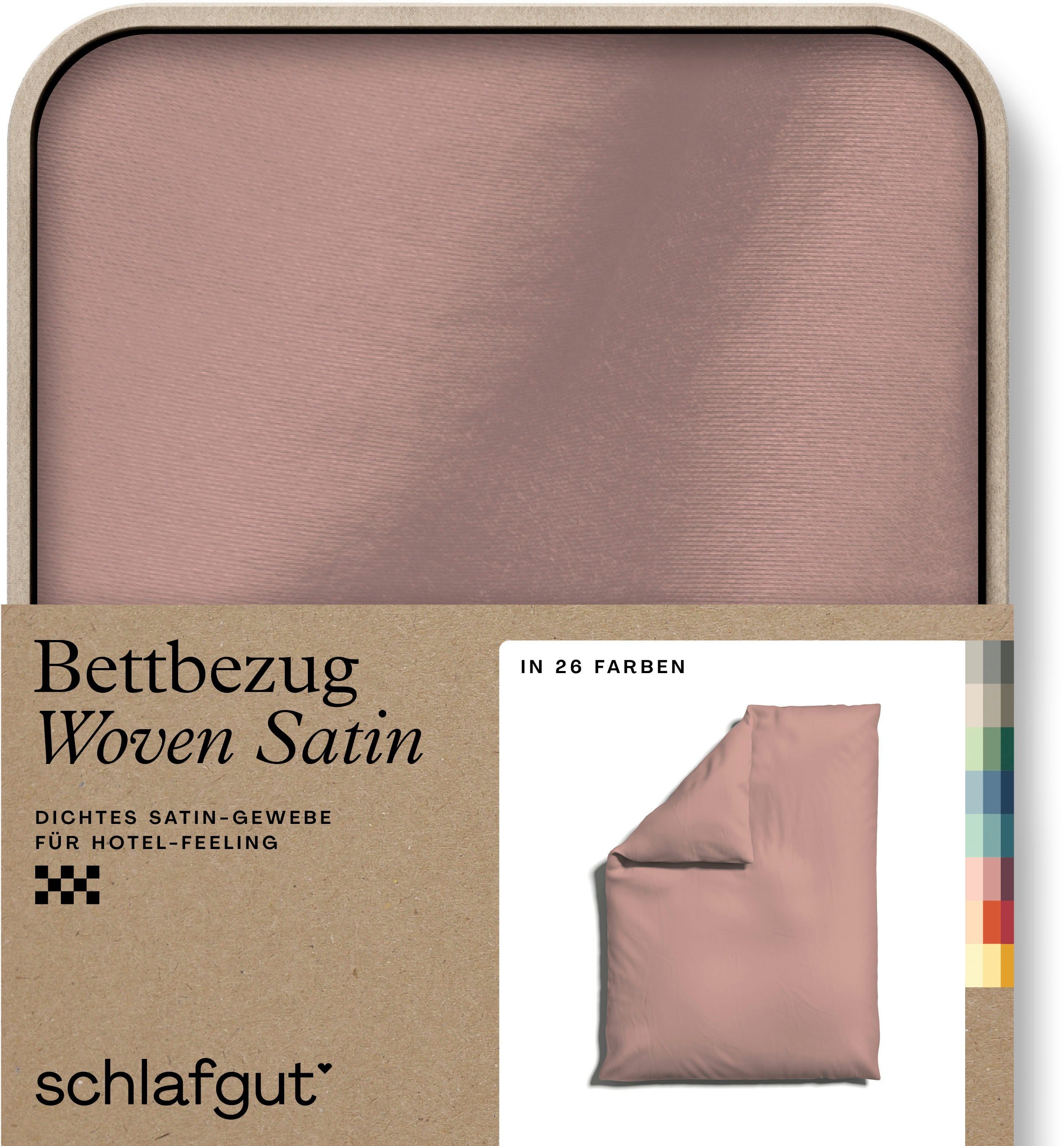Schlafgut Bettbezug Woven Satin, (1 St), günstig online kaufen