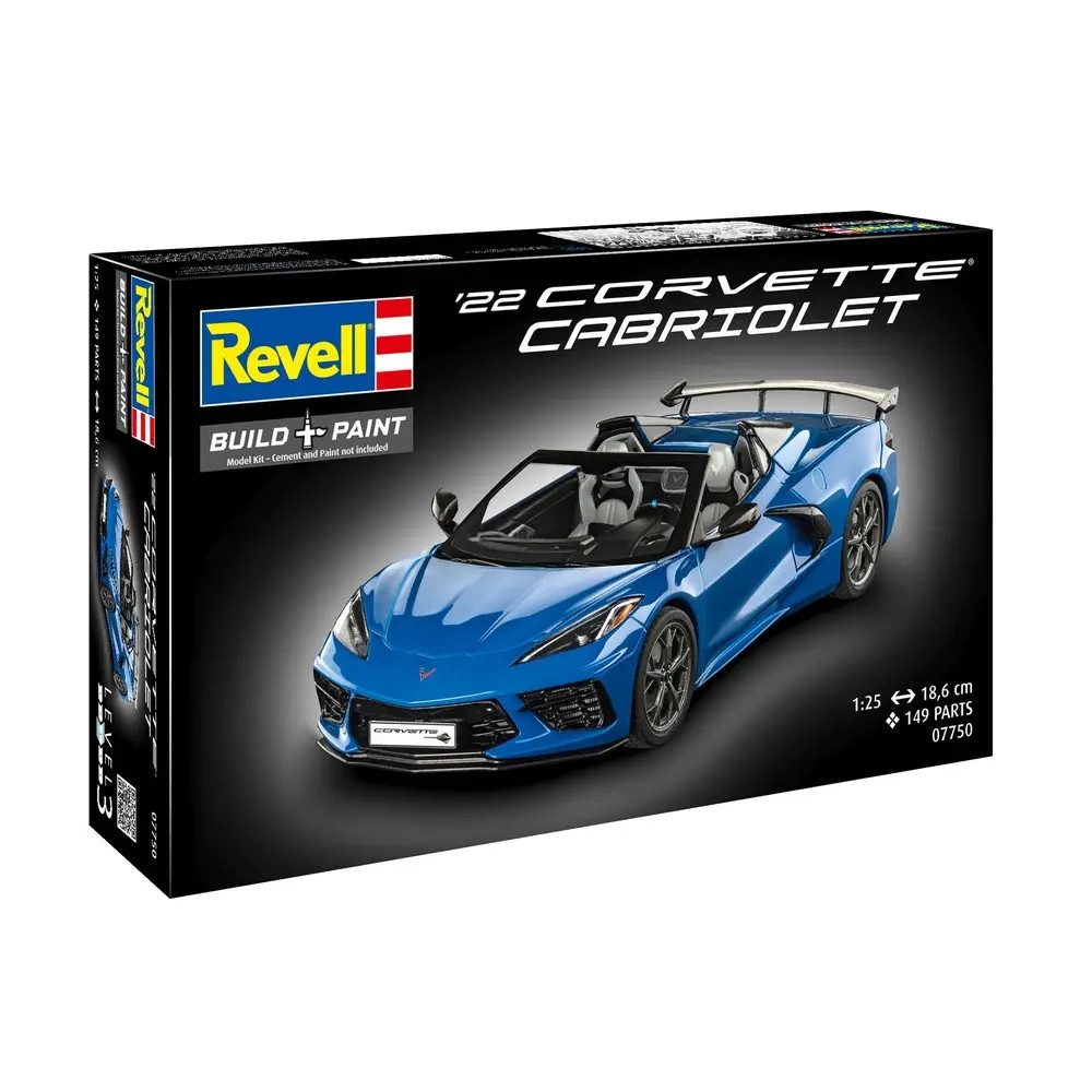 Revell® Modellauto CORVETTE C8 Cabriolet, Revell Modellbausatz