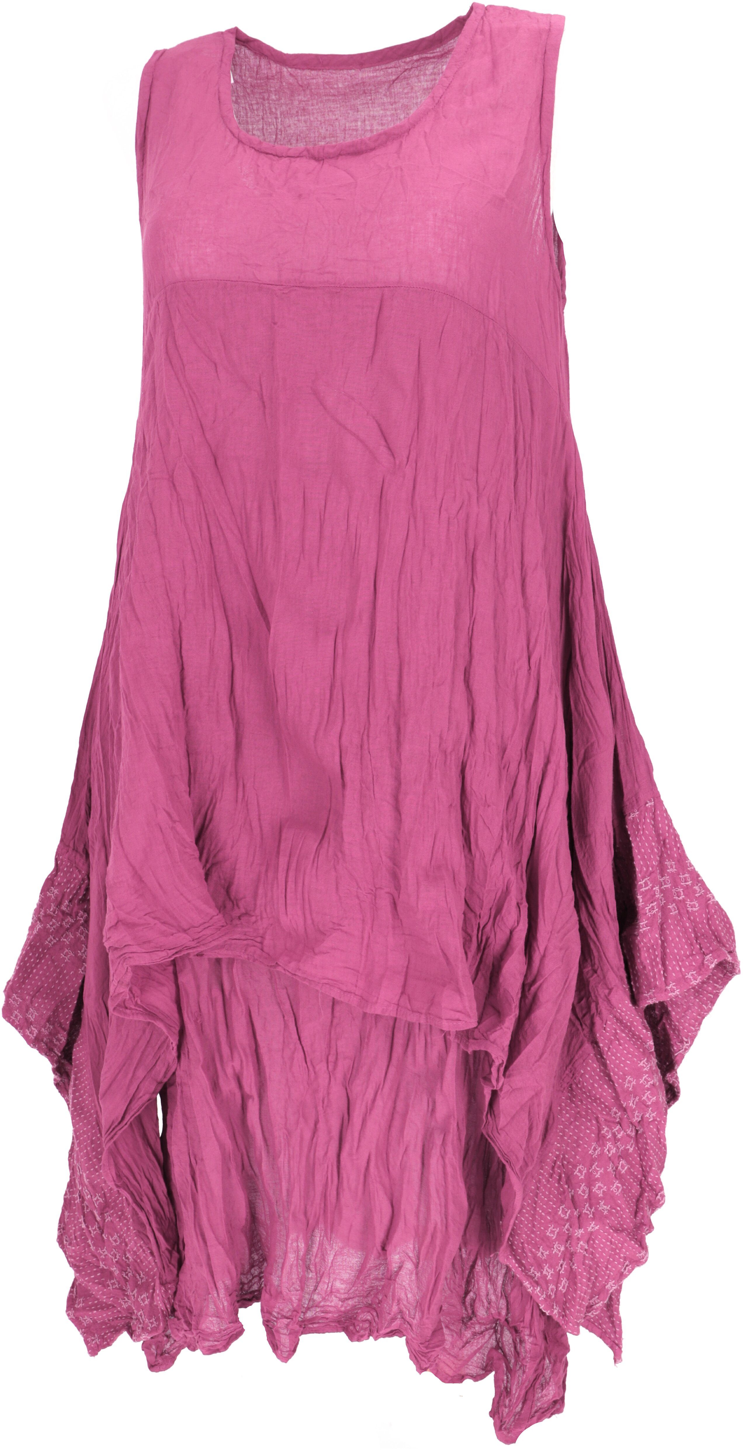 Guru-Shop Midikleid Boho Krinkelkleid, Lagenkleid, Midikleid,.. günstig online kaufen