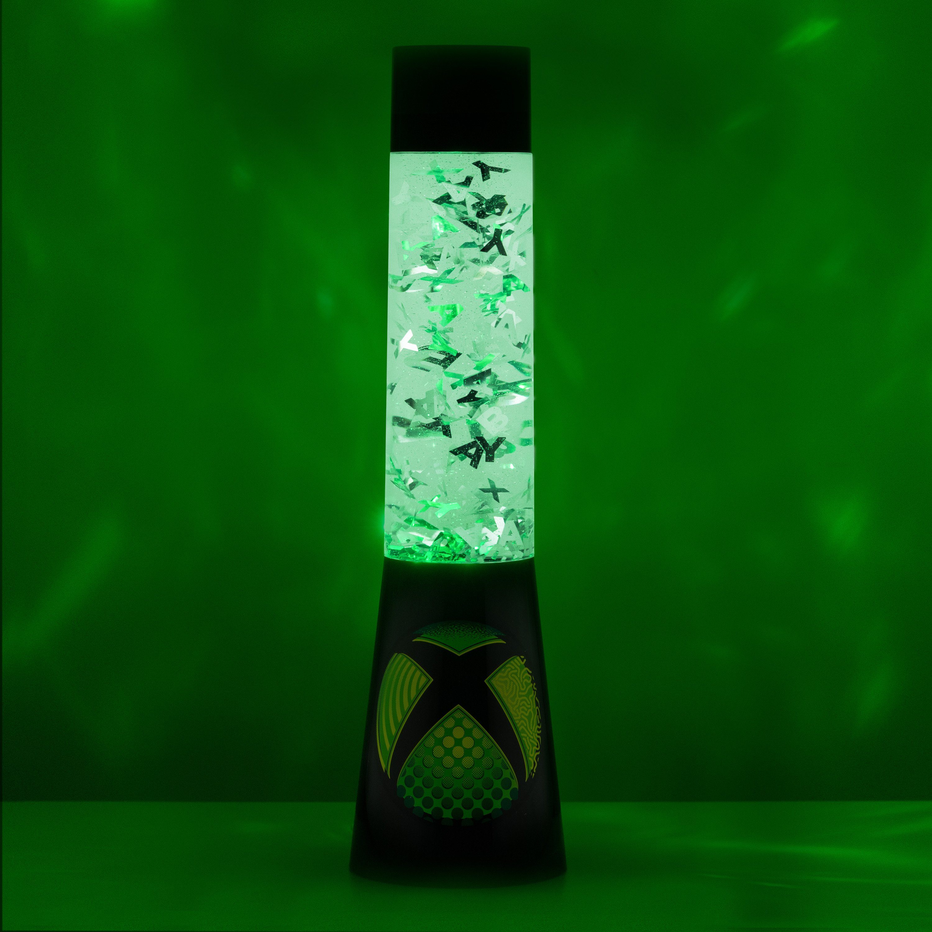 Dekolicht Xbox Kunststoff Glitzerlampe / Paladone Lavalampe LED