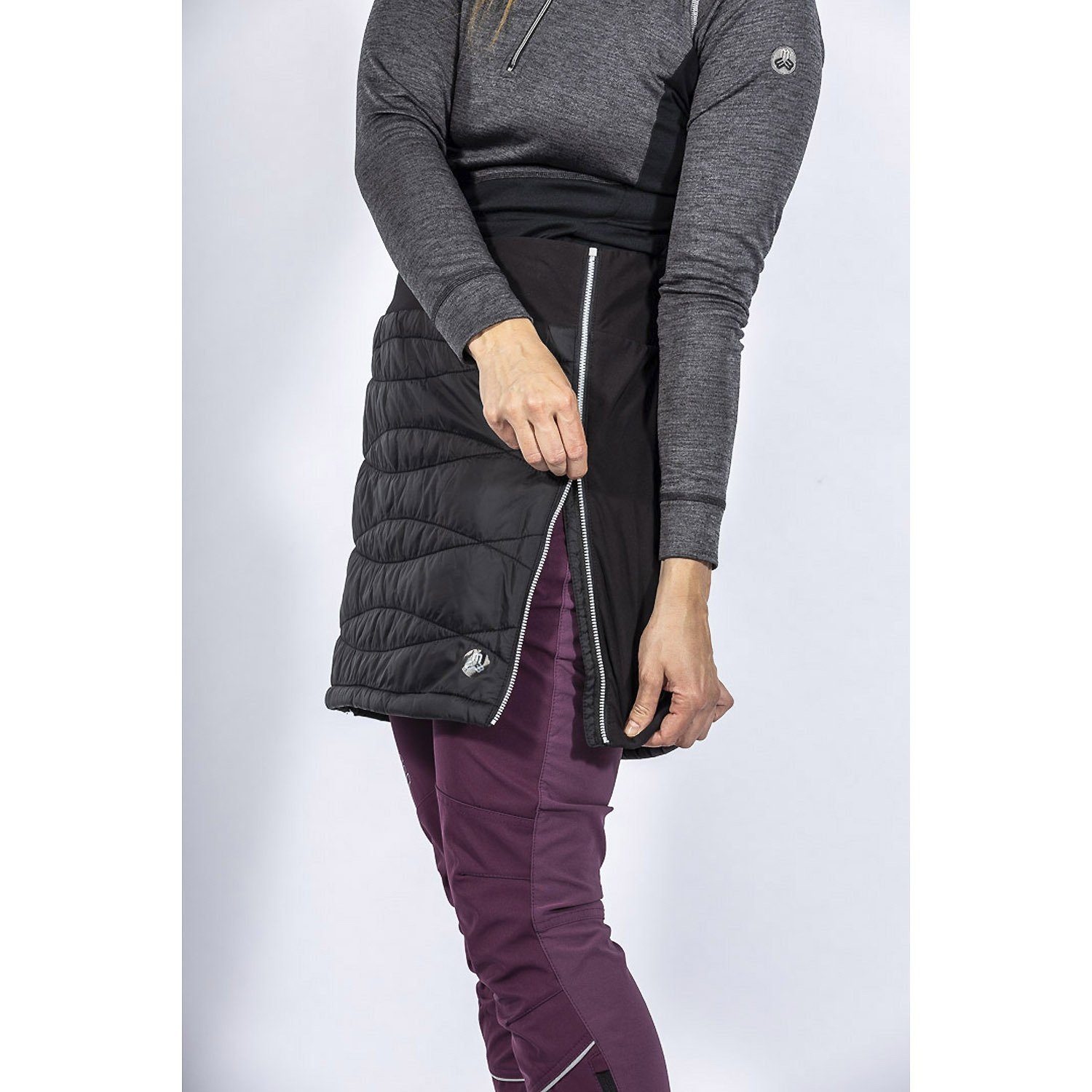 Maul Brünnstein Hosenrock Sport® Winterrock Schwarz