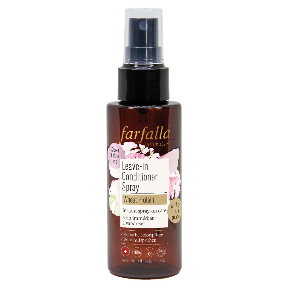 Farfalla Essentials AG Haarspülung Leave-in Conditioner Spray Wheat Protein, Beige, 100 ml