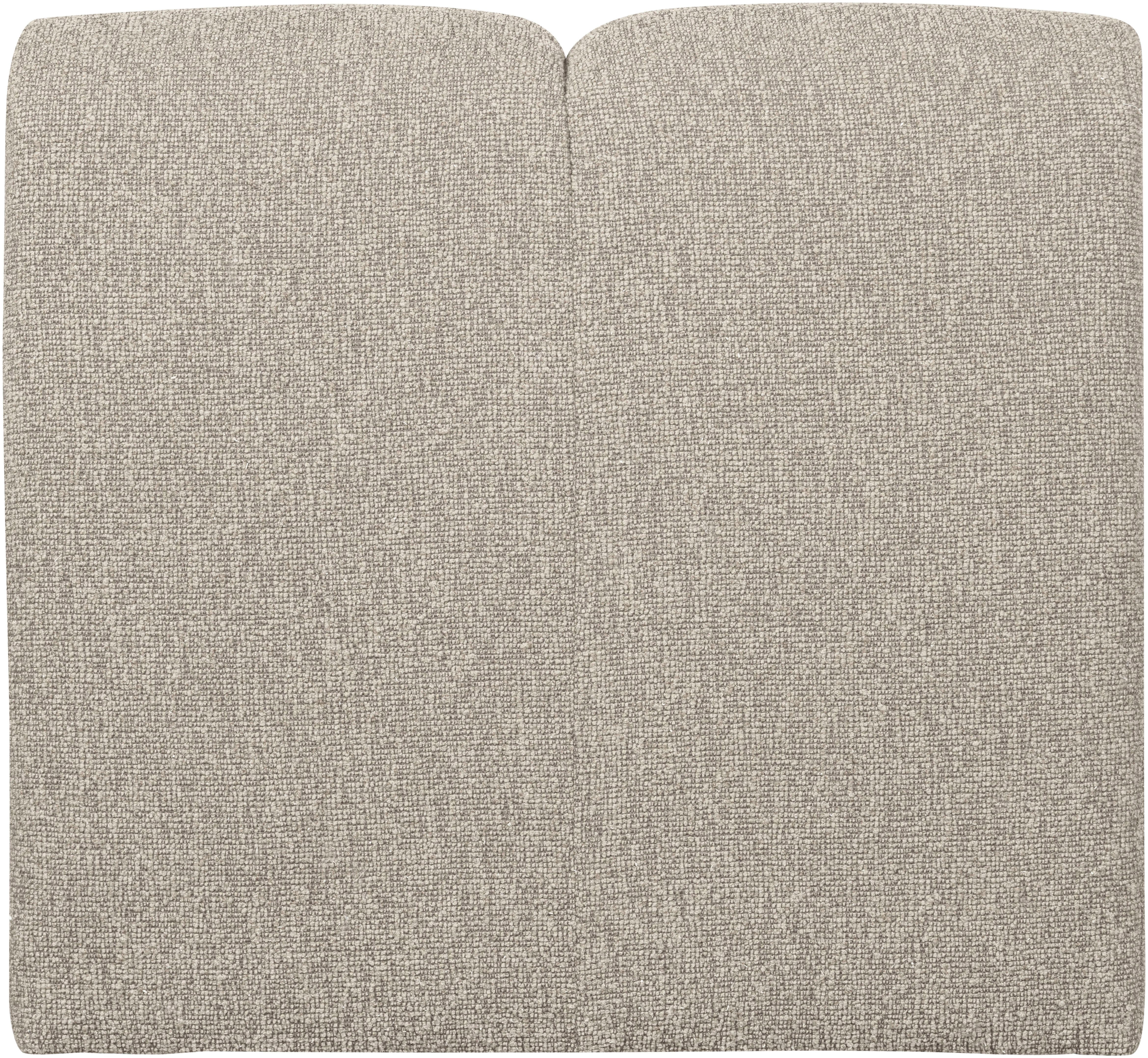 WOOOD Sofa-Mittelelement Mojo Bouclé-Bezug mit vertikaler Steppnaht B 84 x D 97 x H 74 cm, Maximale Verschleißfestigkeit, Tragkraft 120 kg, montiert geliefert