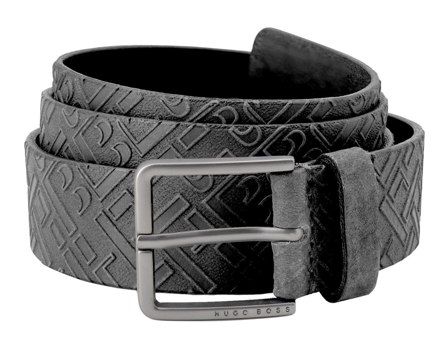 BOSS Ledergürtel Herren Leder-Schwarz Ther