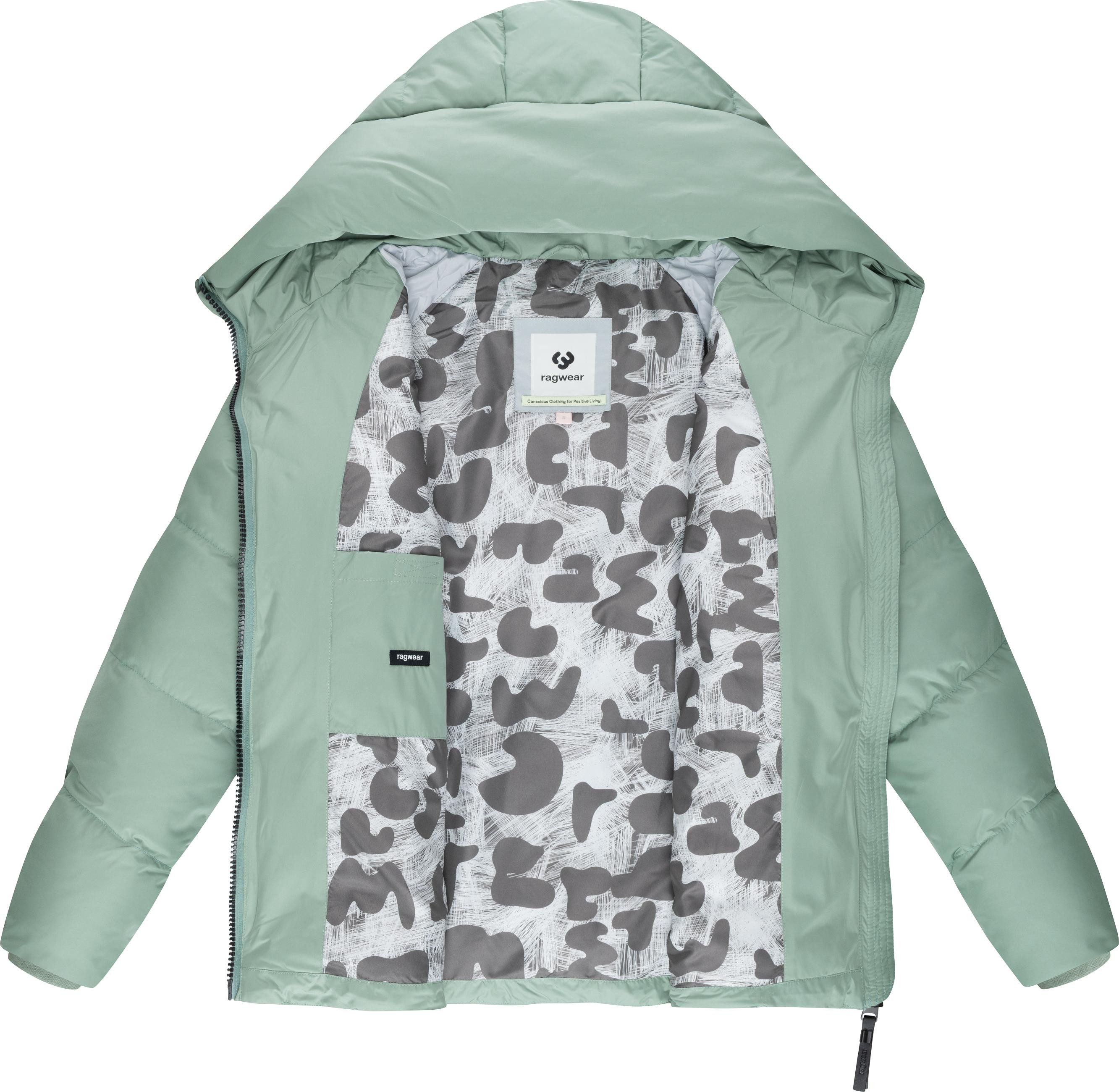 Ragwear Steppjacke Cessi Wasserdichte Damen Winterjacke mit großer Kapuze – Bild 5 von 5