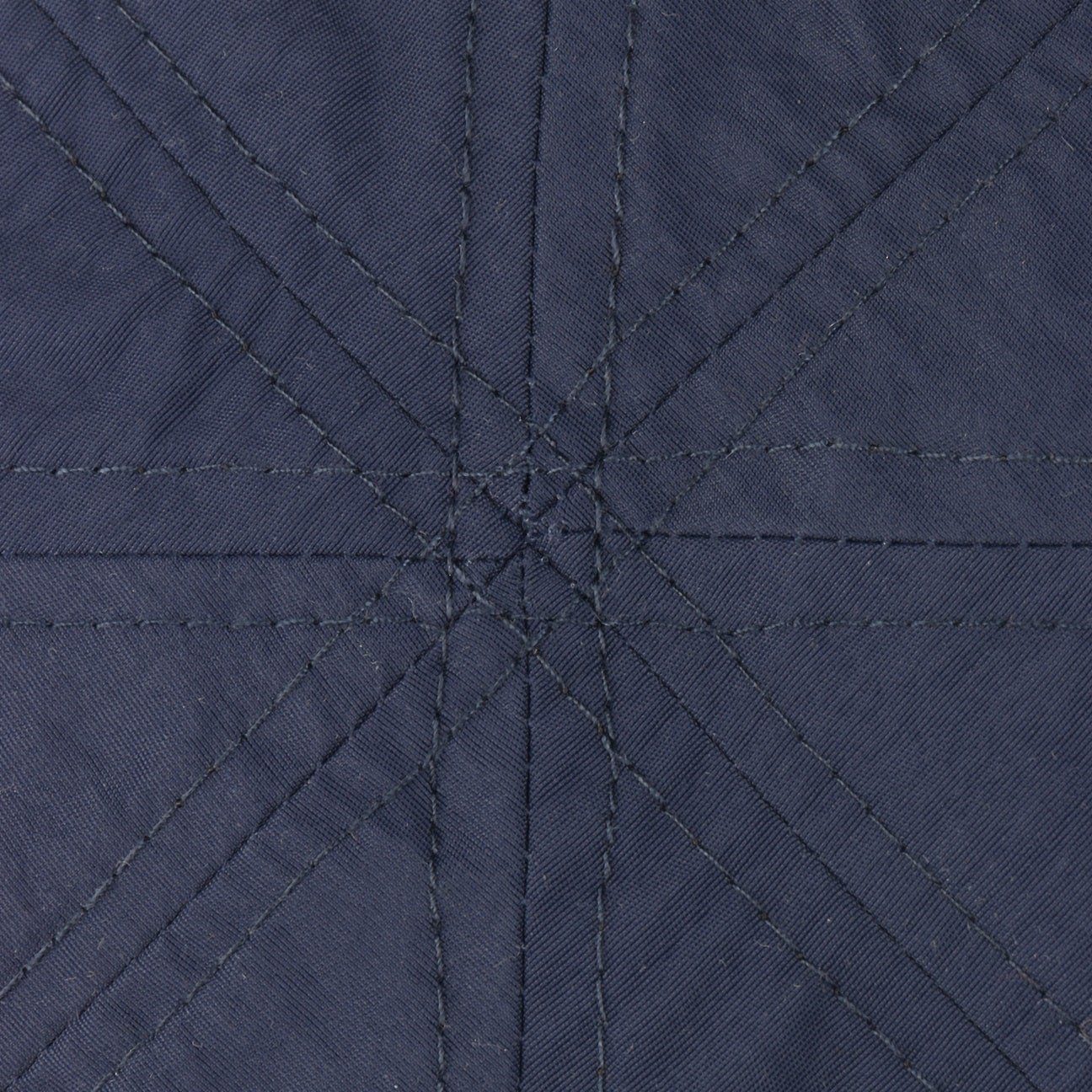 Seeberger Ballonmütze (1-St) Damencap Schirm dunkelblau mit