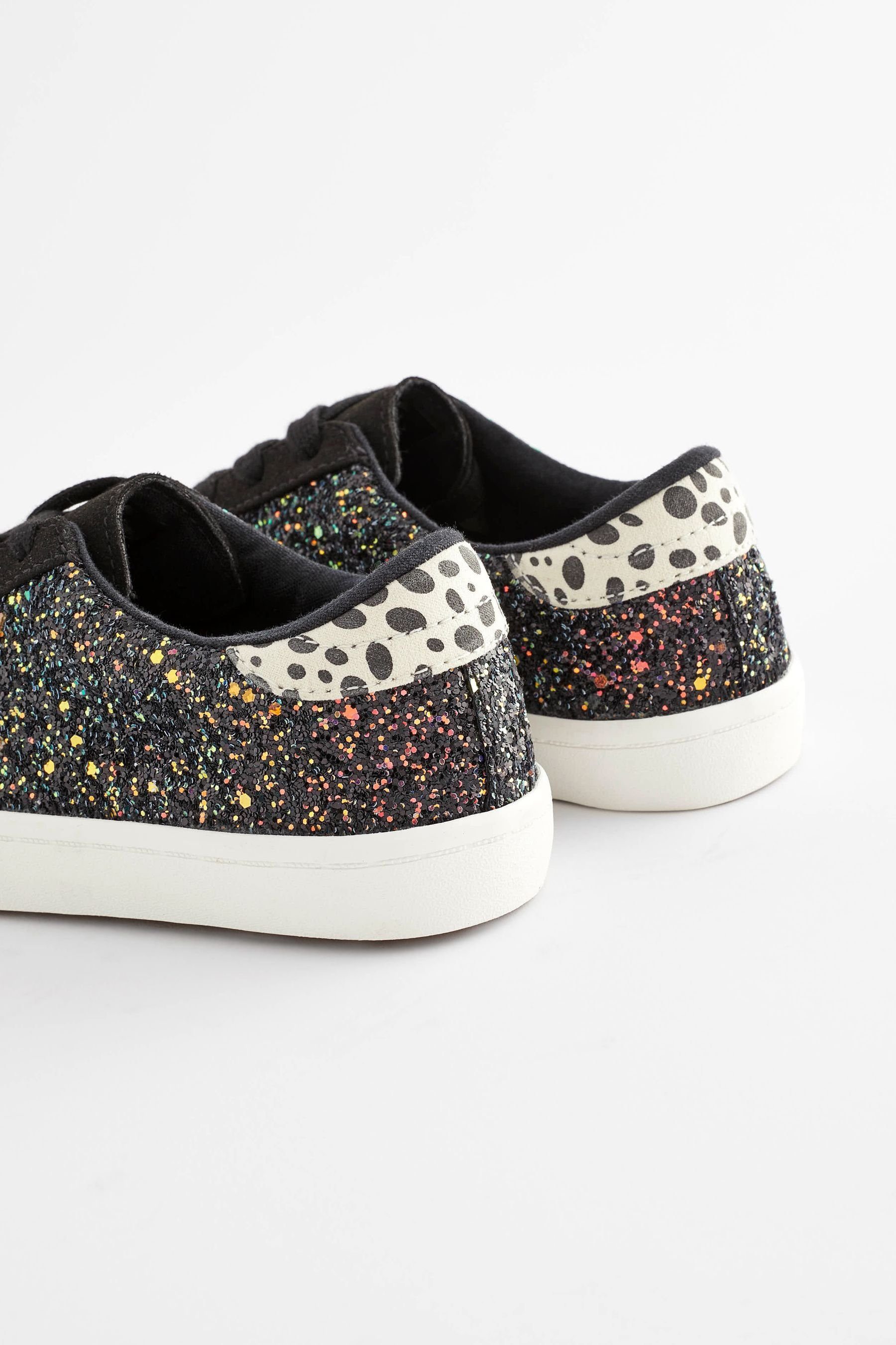 Next Star Sneaker zum Schnüren Sneaker Black (1-tlg) Glitter