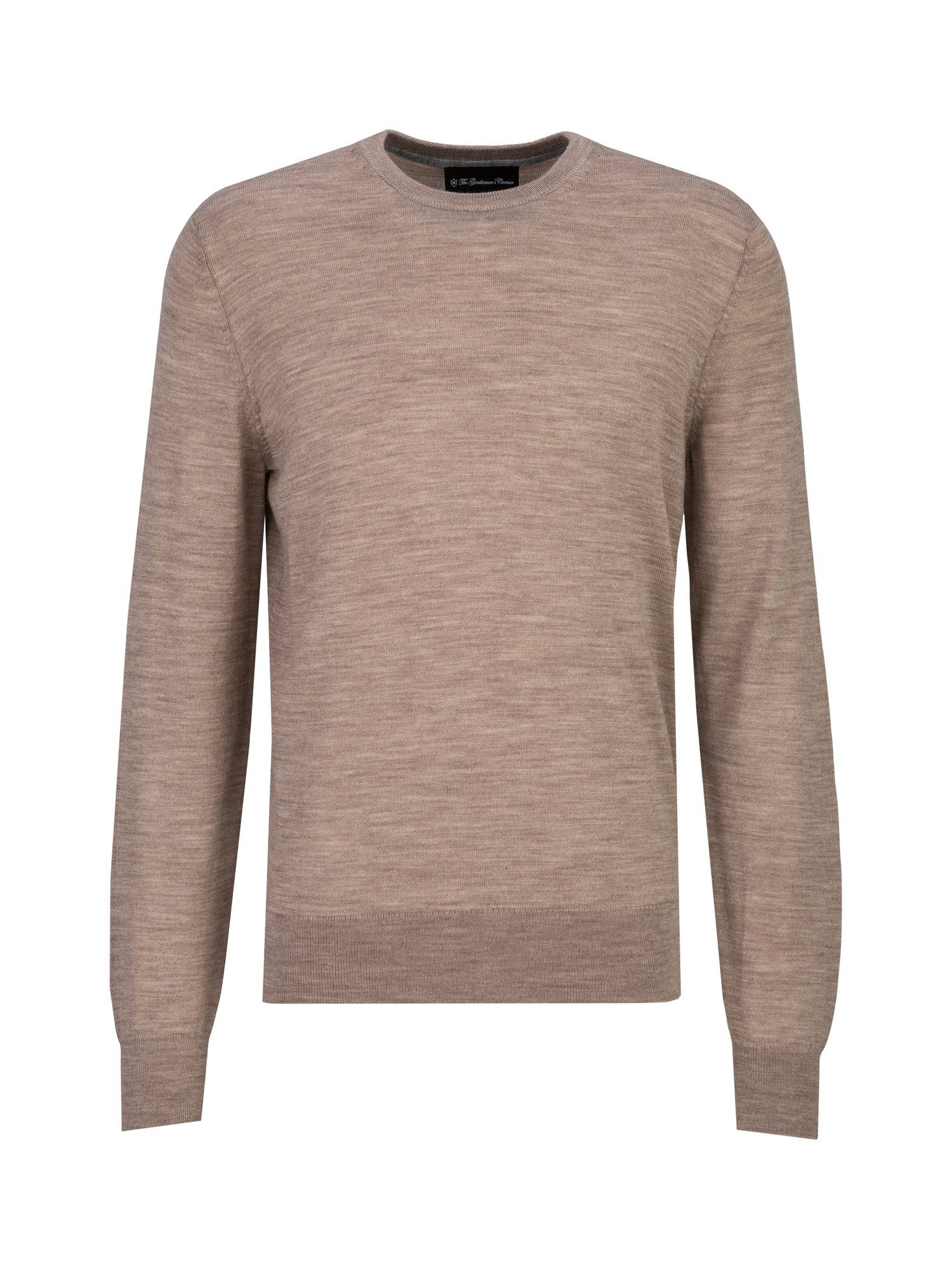 Gentlemen's Corner Strickpullover CLAY Herren, aus Merinowolle mit Rundhals slim fit