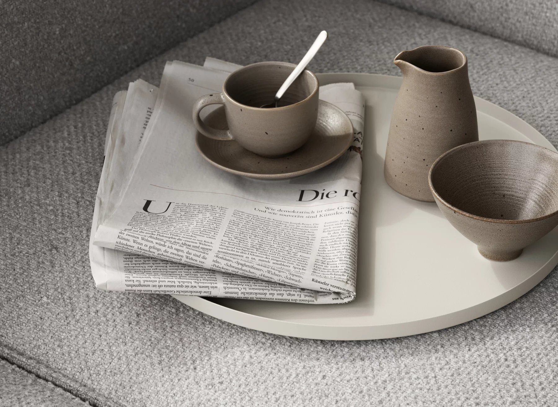 blomus Salatschüssel -KUMI- Keramik Salatschale: Japanische Tradition in edlen Farben, Steingut, Designer, Hochwertig, Reaktive Glasur, Spülmaschinenfest, 21cm