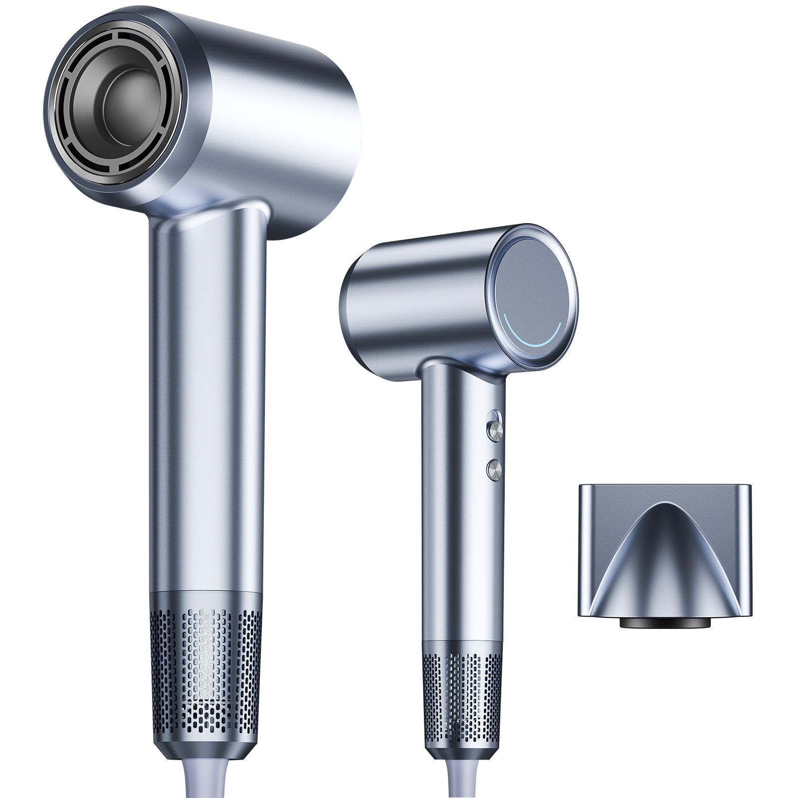 Sytifro Ionic-Haartrockner mit Lockenstab, 2025 Neue 130.000 U/Min Bürstenloser Super Föhn, 1600 W, Vierfache Pflegetechnologie, Schnelltrocknender Haartrockner, 300 Millionen negativen Ionen Haarföhn