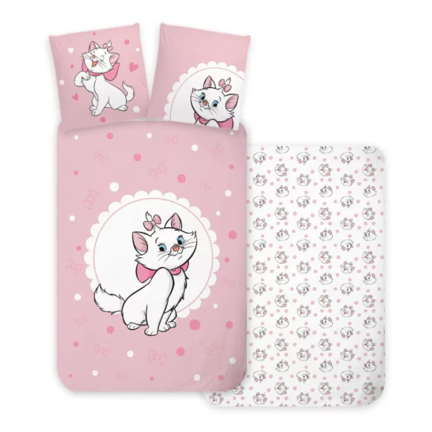 Disney Babybettwäsche Aristocats 100 x 135 cm 40 x 60 cm Baumwolle Bettbezug Kissenbezug, Baumwolle