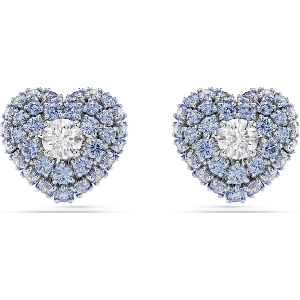 Swarovski Ohrring-Set Swarovski Ohrstecker Hyperbola 5683576 Herz, Blau, Rh günstig online kaufen